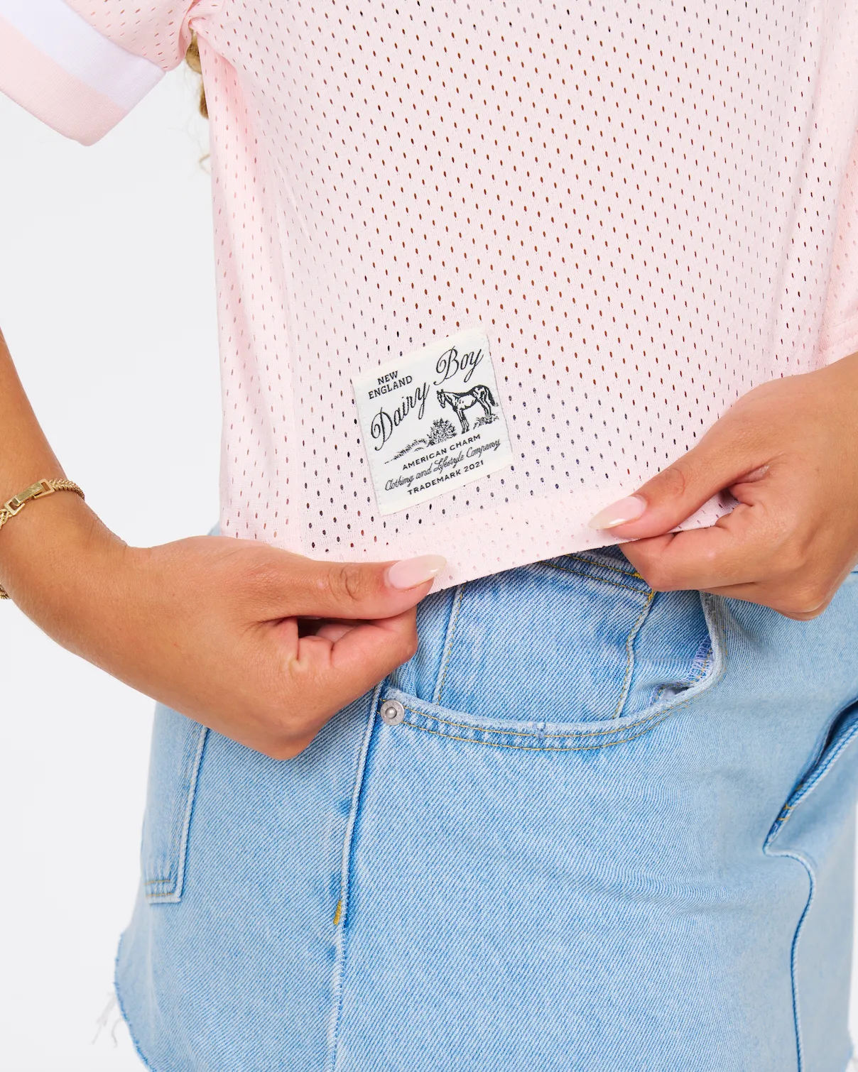 Homecoming Jersey - Pink sold by Dairy Boy product image thumbnail 4