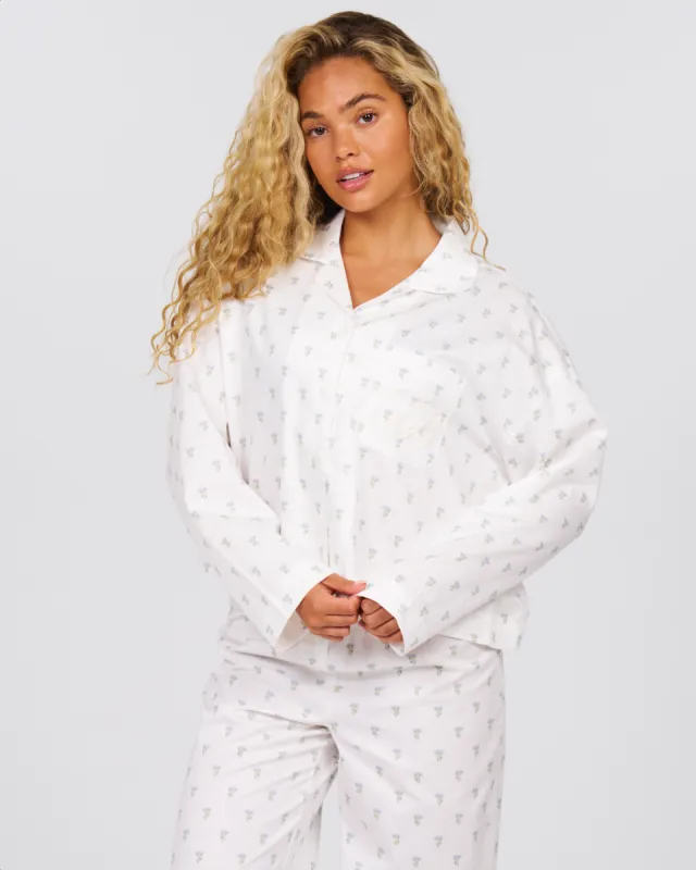 Elizabeth Sleep Top - Powder Blue sold by Dairy Boy