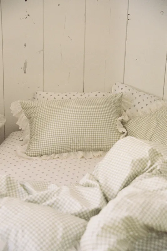 Gingham Shams - Meadow made by Dairy Boy