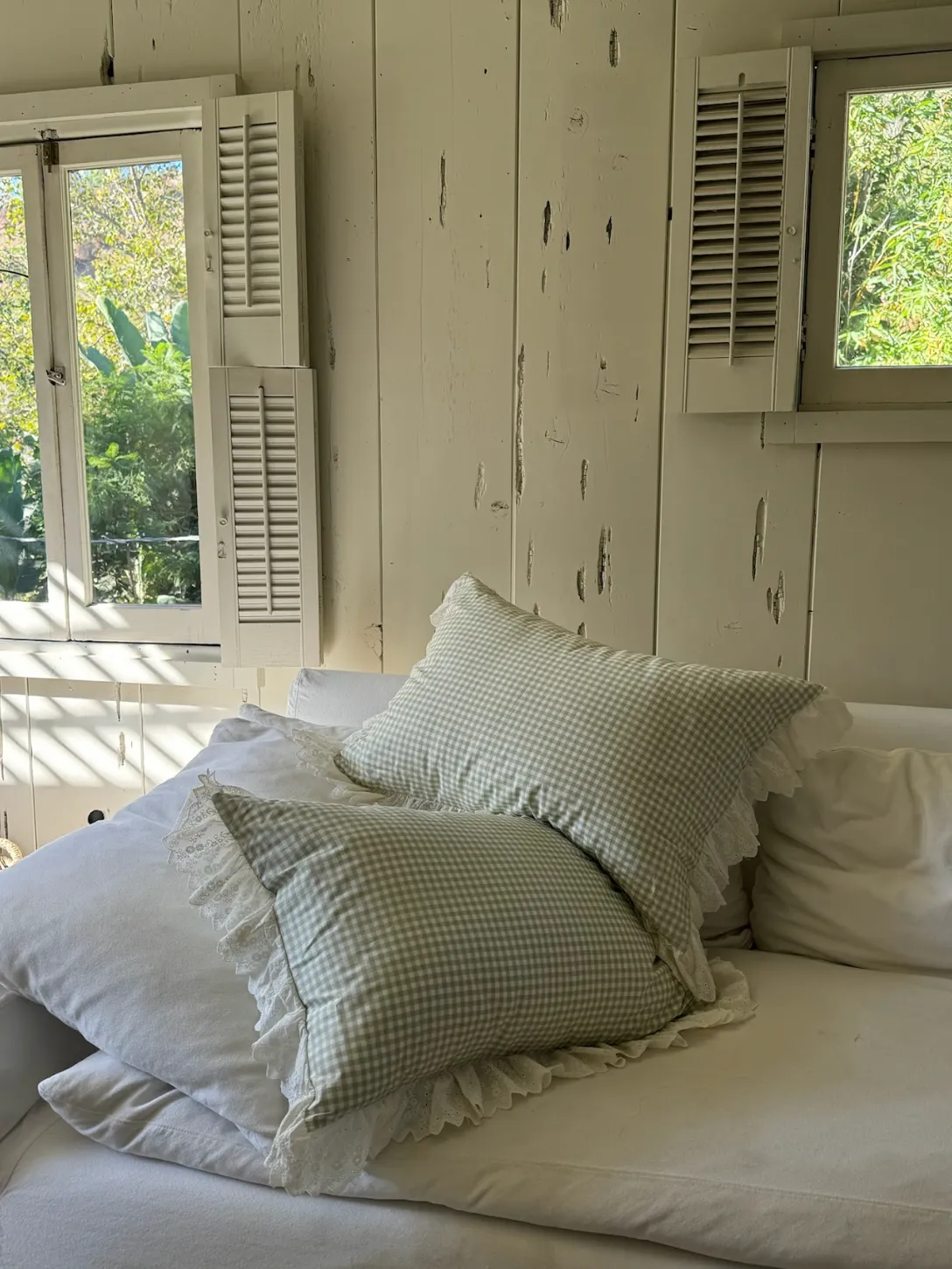 Gingham Shams - Meadow sold by Dairy Boy product image thumbnail 3