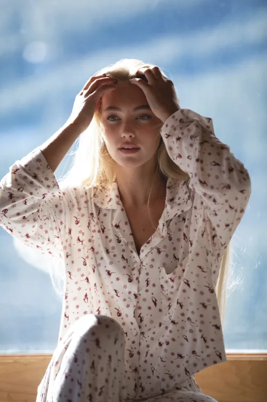 Butter Sleep Set - Snow Bunny made by Dairy Boy