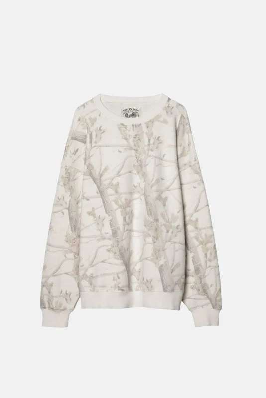 Oversized Crewneck - Woodland Camo sold by Dairy Boy