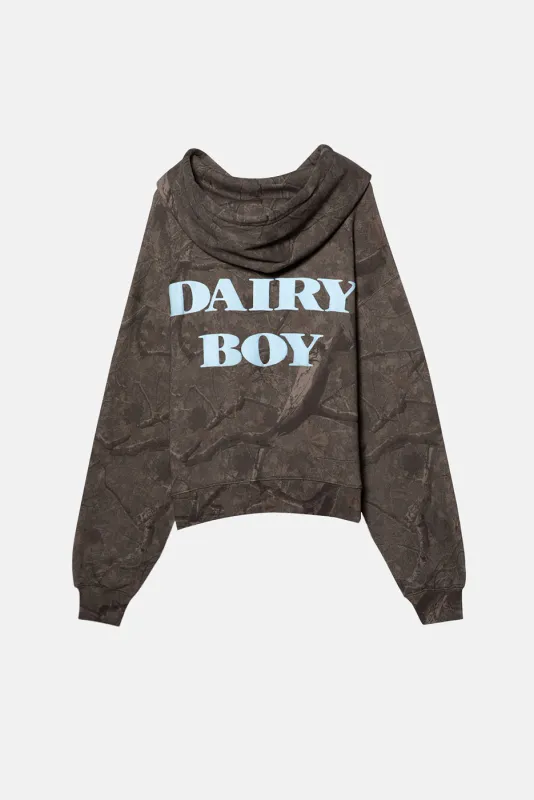 River Camo Hoodie - Powder Blue sold by Dairy Boy