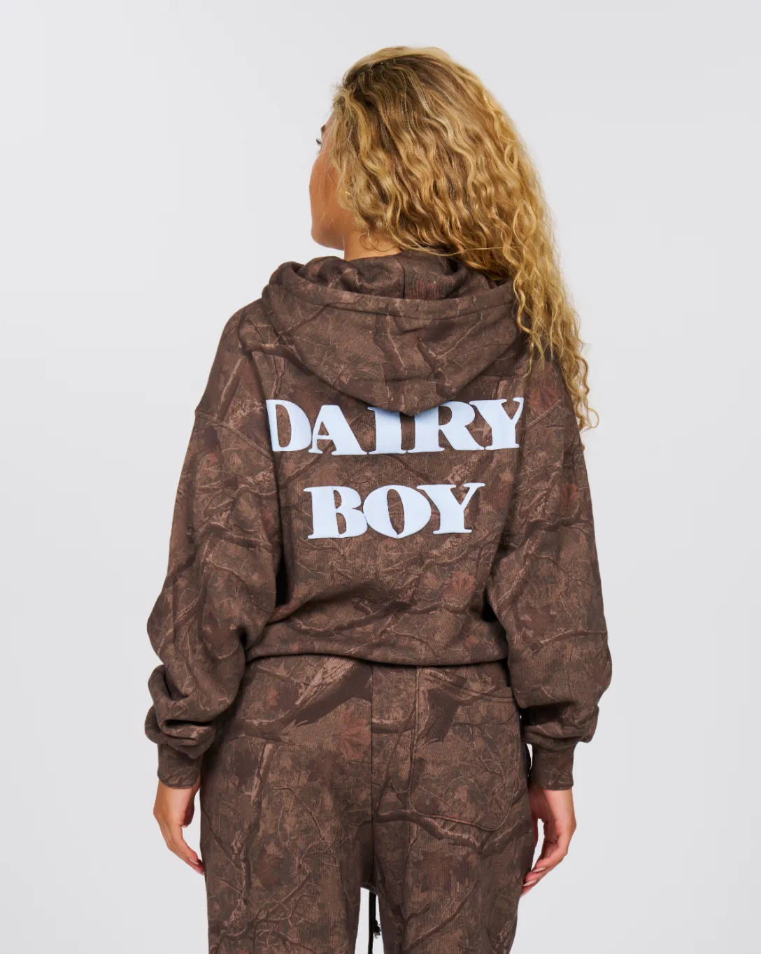 River Camo Hoodie - Powder Blue sold by Dairy Boy product image thumbnail 3
