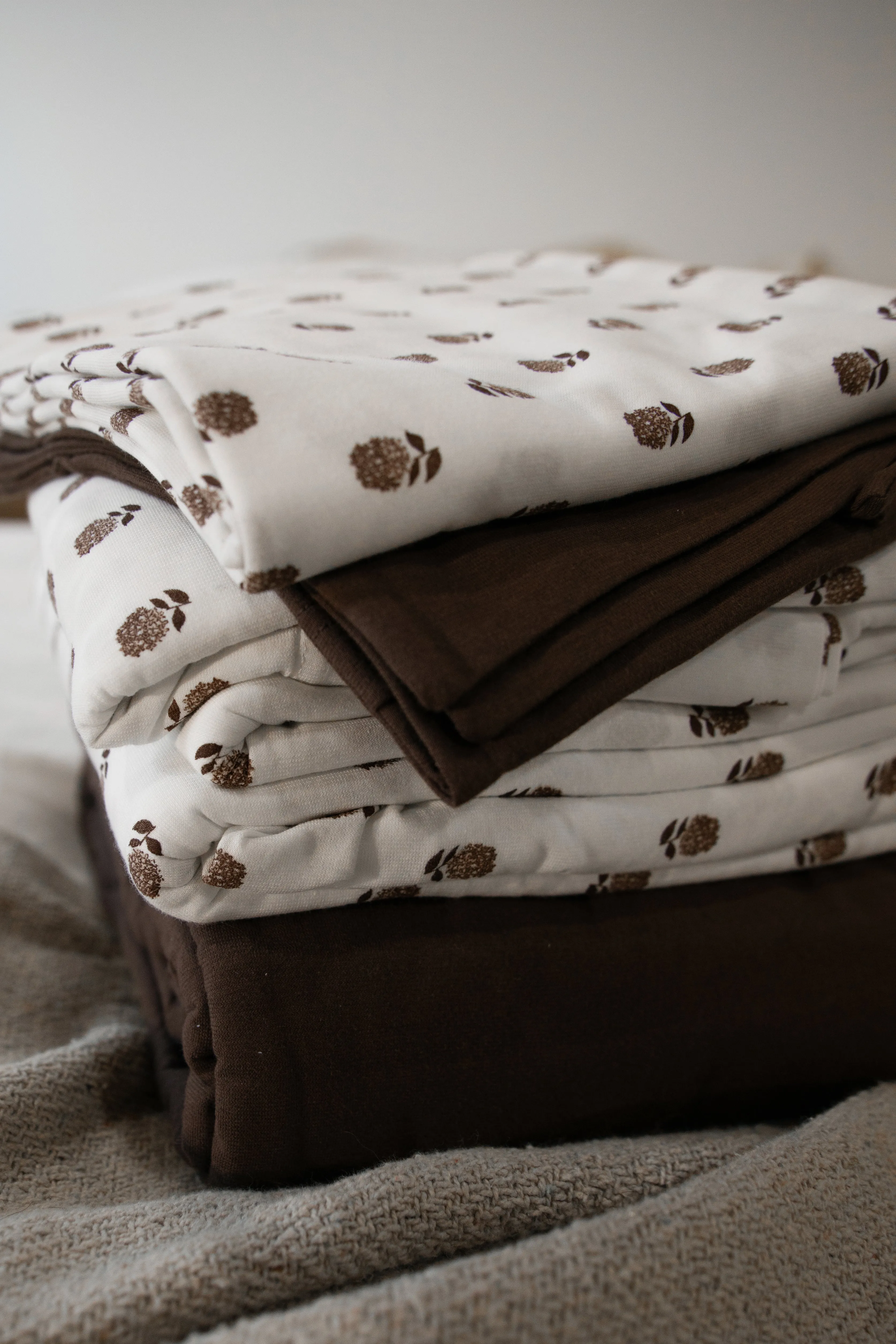 Jersey Pillowcase Set - Chestnut Floral sold by Dairy Boy product image thumbnail 3