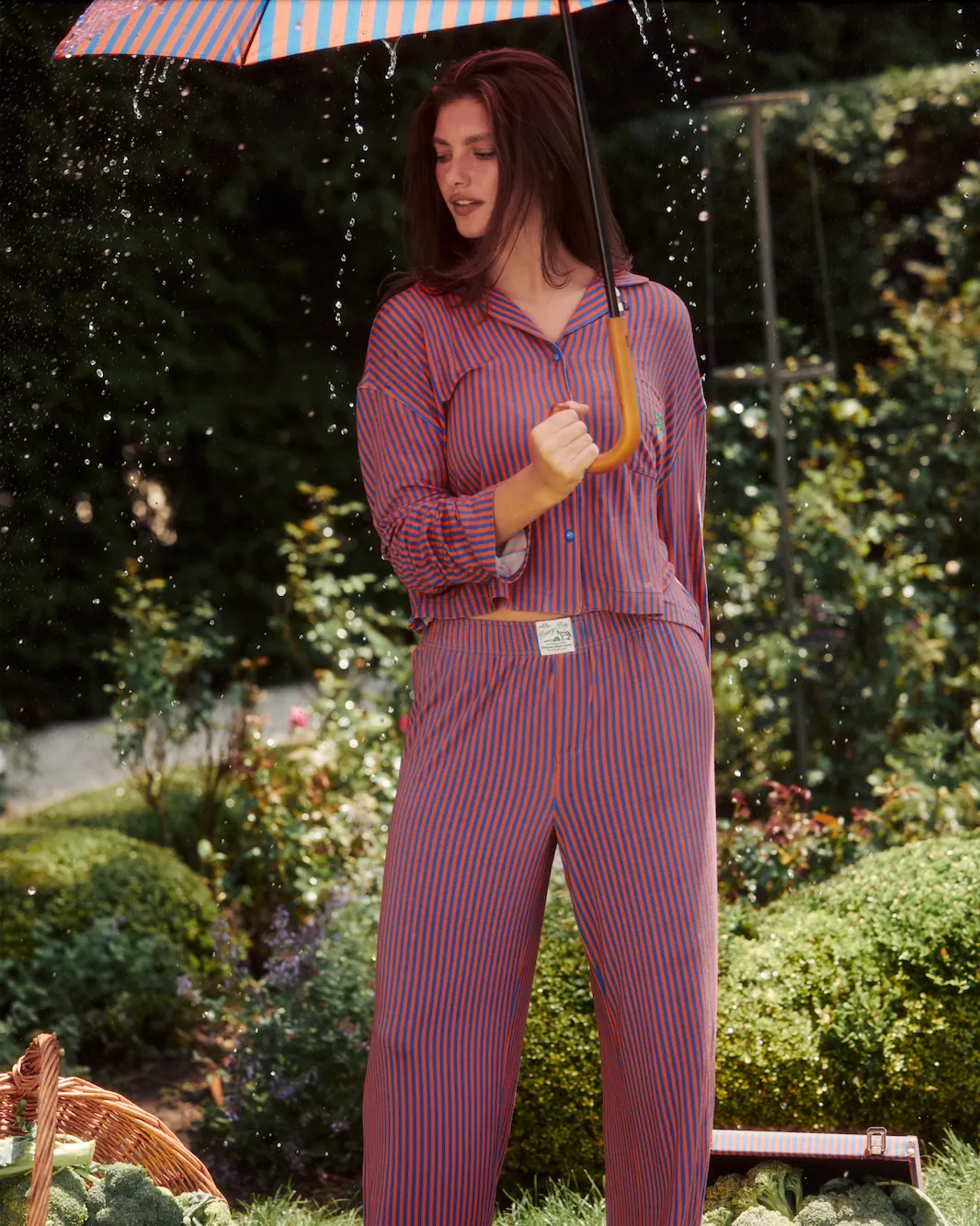 Garden Bed Sleep Set - Broccoli in Penny Lane sold by Dairy Boy product image thumbnail 5