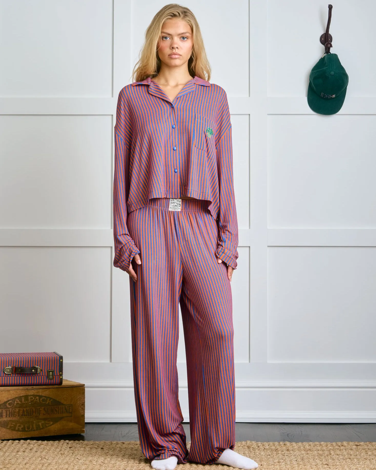 Garden Bed Sleep Set - Broccoli in Penny Lane sold by Dairy Boy