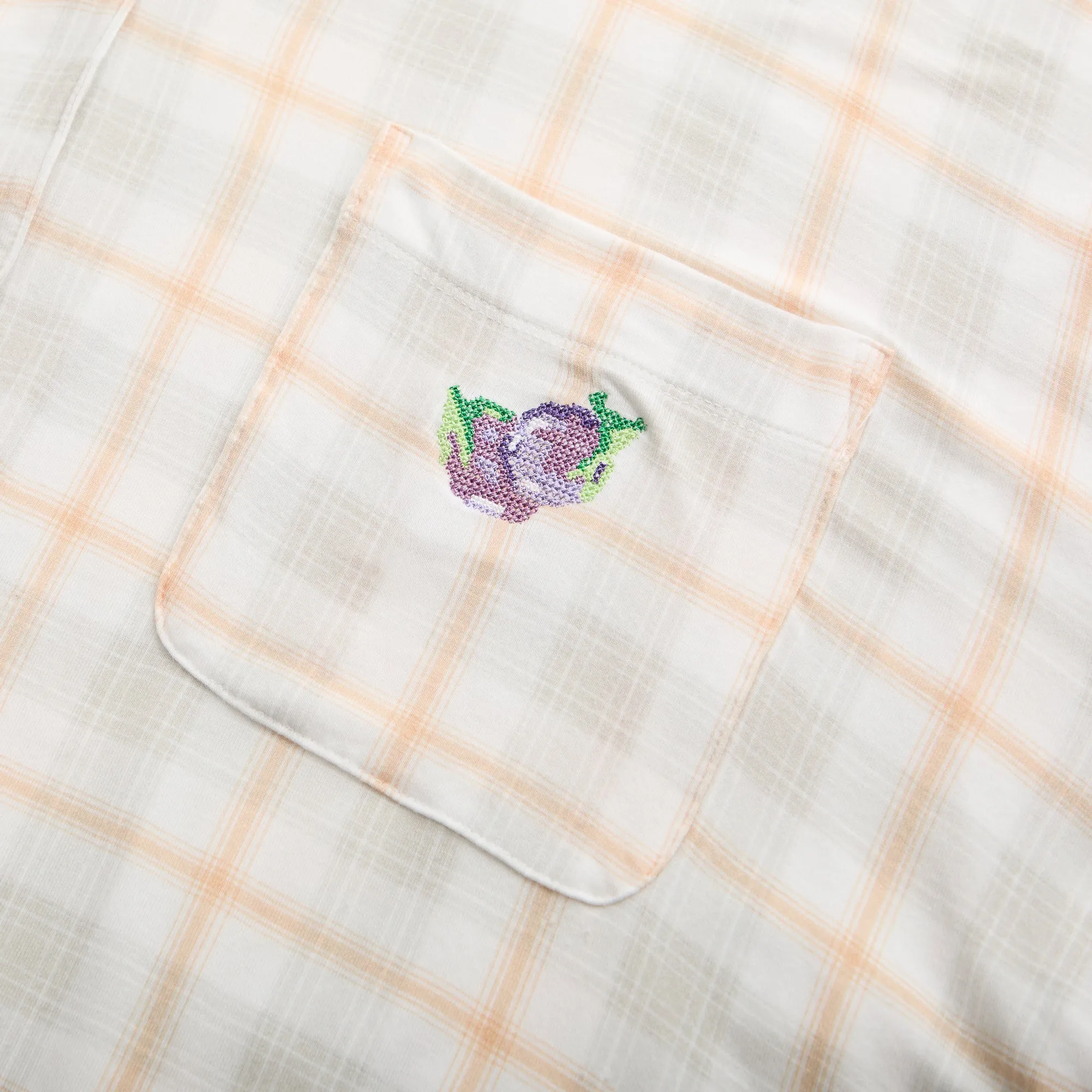 Garden Bed Sleep Set - Eggplant in Sailor Plaid sold by Dairy Boy product image thumbnail 2