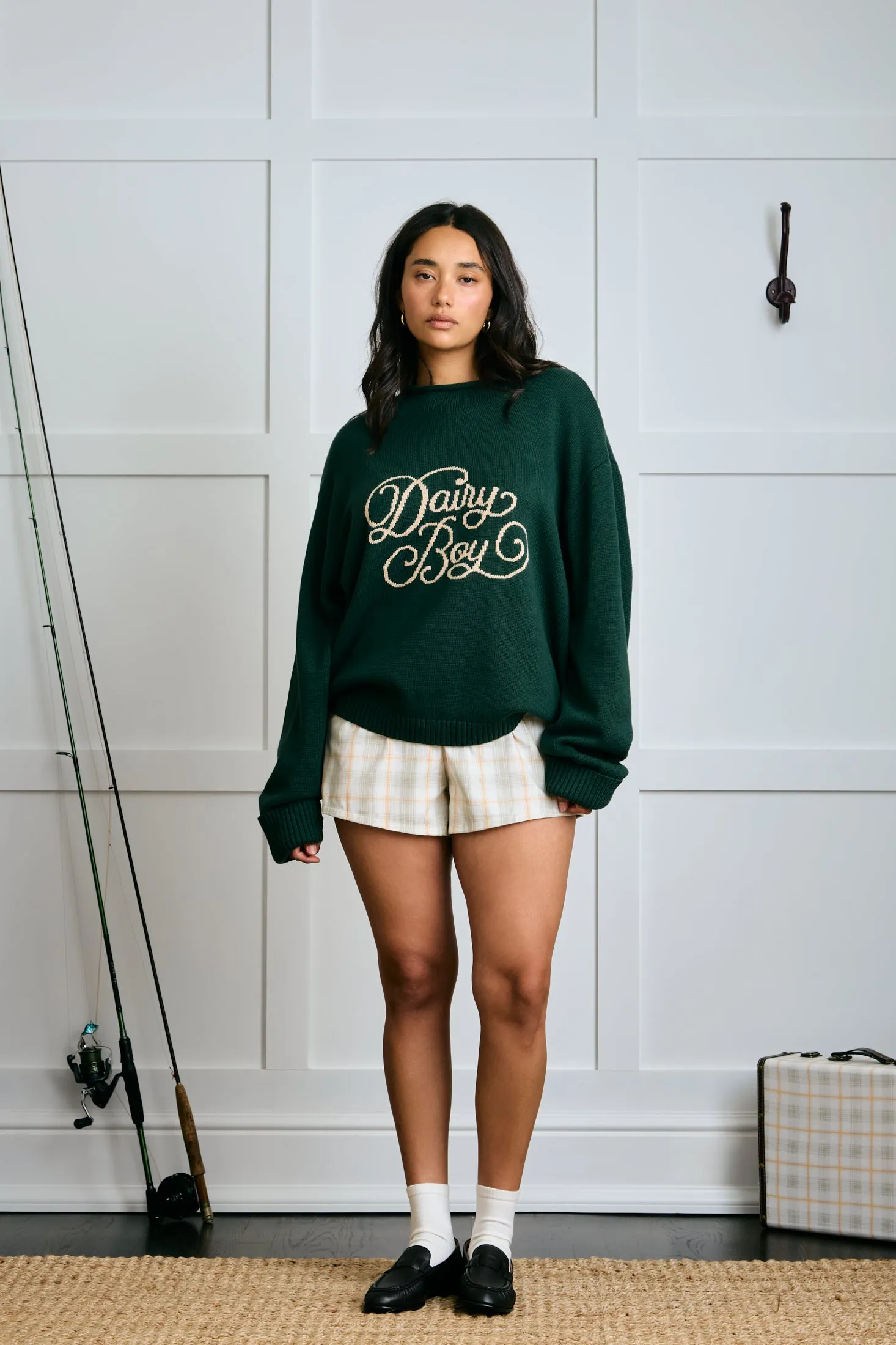 The Signature Sweater - Dark Green sold by Dairy Boy