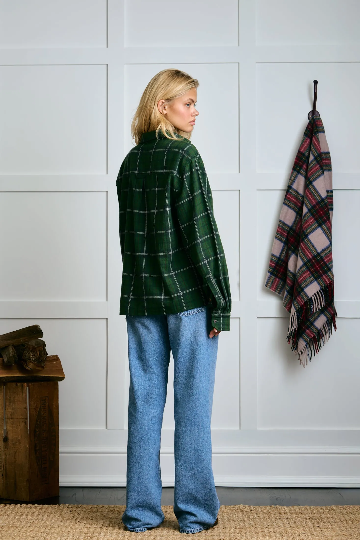 The Hanover Flannel - Evergreen Plaid sold by Dairy Boy product image thumbnail 3