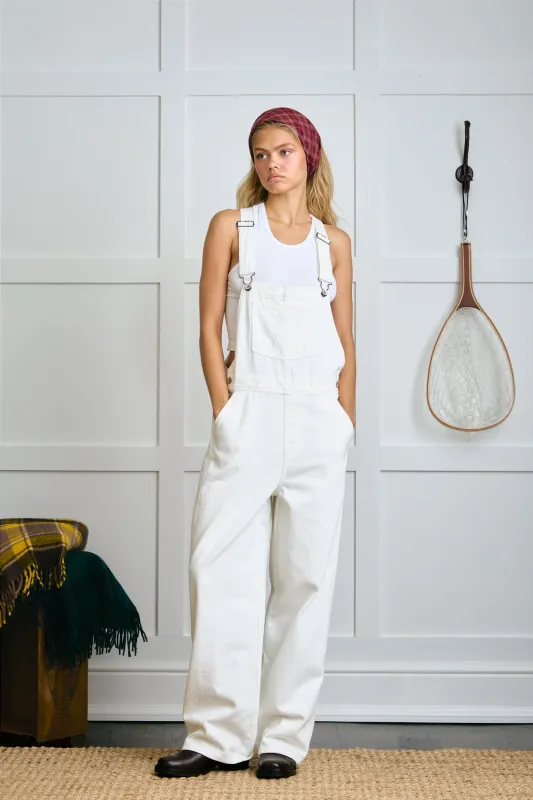 The Farm Overalls - White Rooster sold by Dairy Boy