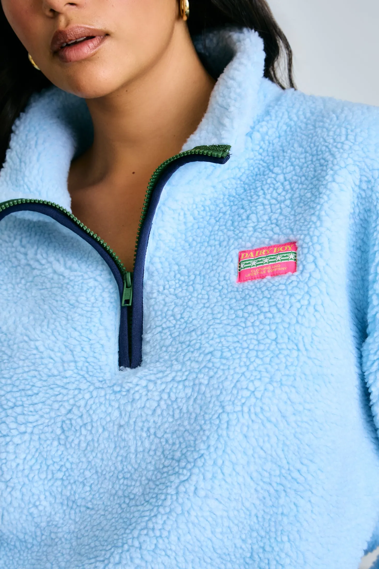 Green Mountain Fleece - Carolina Blue sold by Dairy Boy product image thumbnail 2