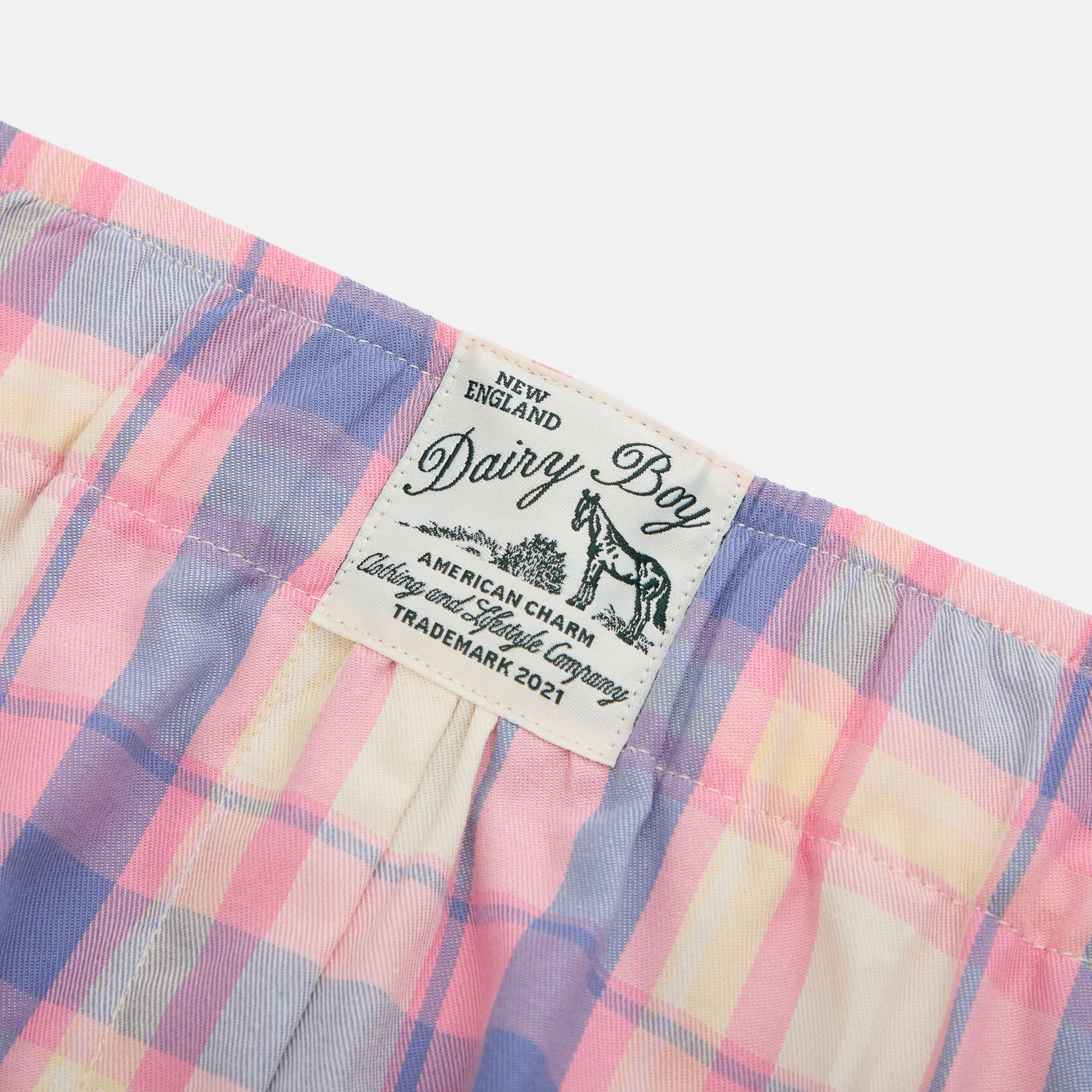 Garden Bed Boxer Shorts - Country Check sold by Dairy Boy product image thumbnail 5