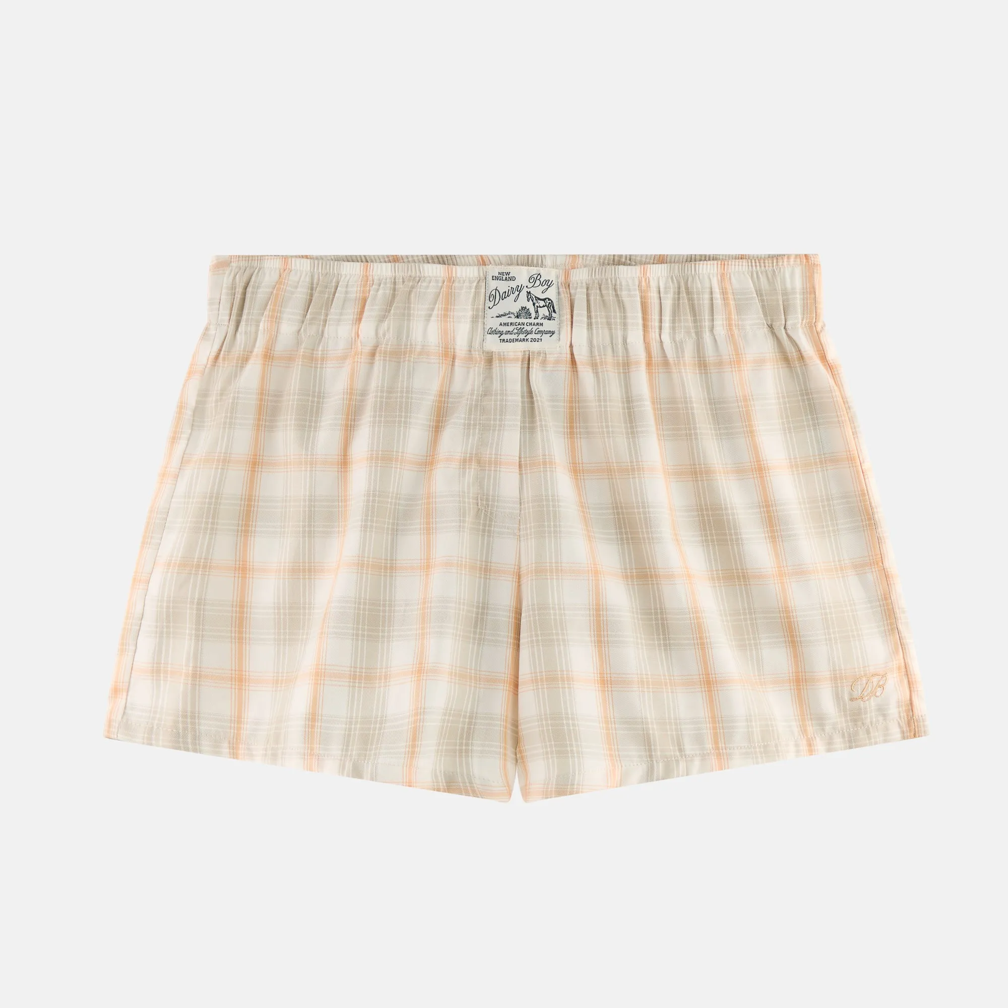 Garden Bed Boxer Shorts - Sailor Plaid sold by Dairy Boy product image thumbnail 2