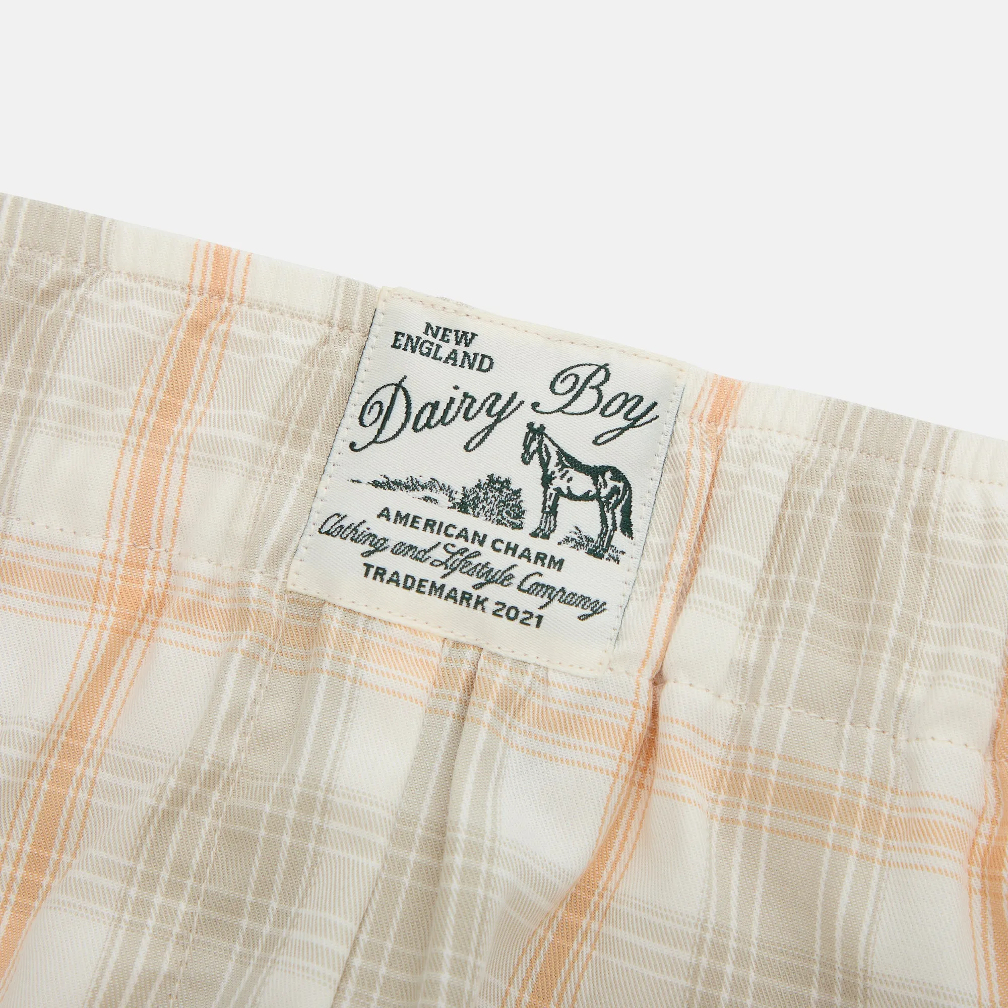 Garden Bed Boxer Shorts - Sailor Plaid sold by Dairy Boy product image thumbnail 4