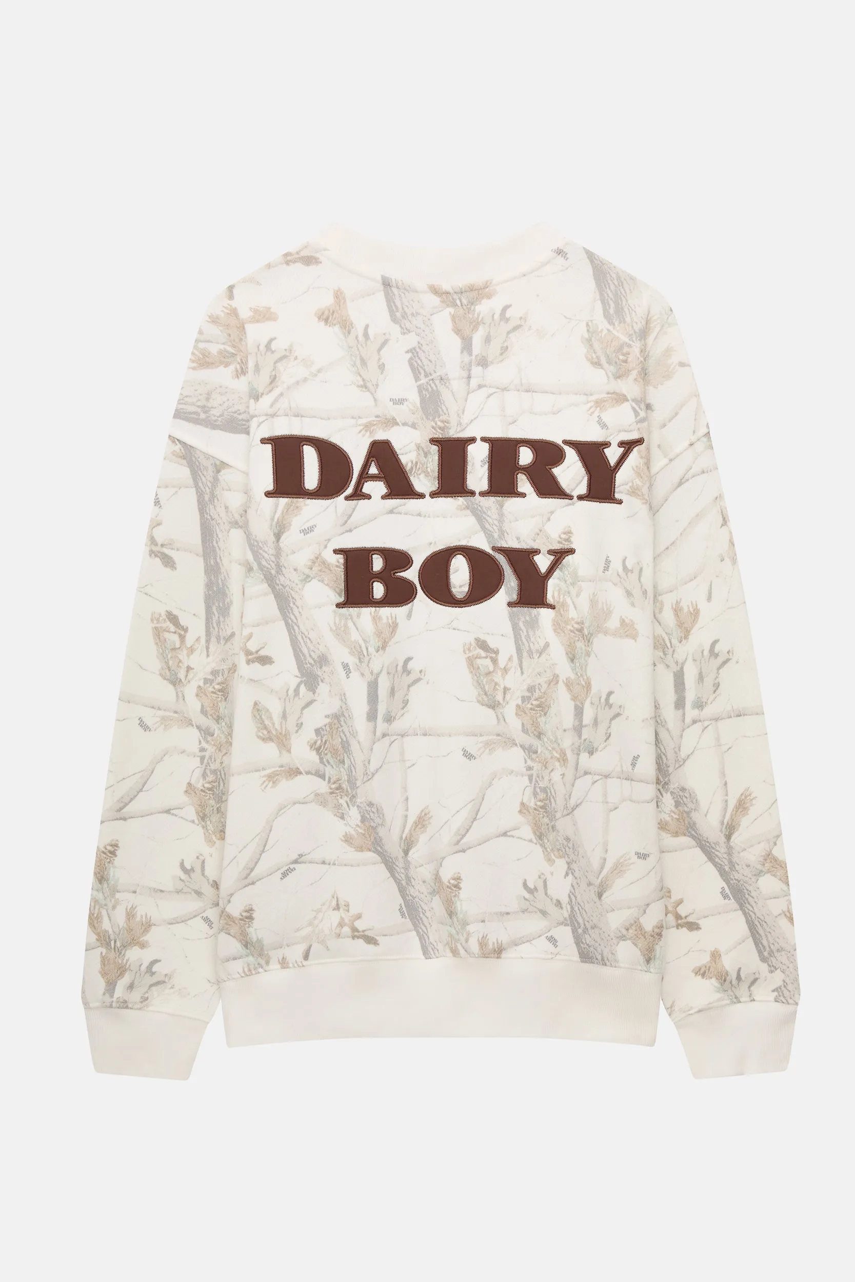 Oversized Crewneck - Woodland Camo/Teddy Applique sold by Dairy Boy product image thumbnail 5