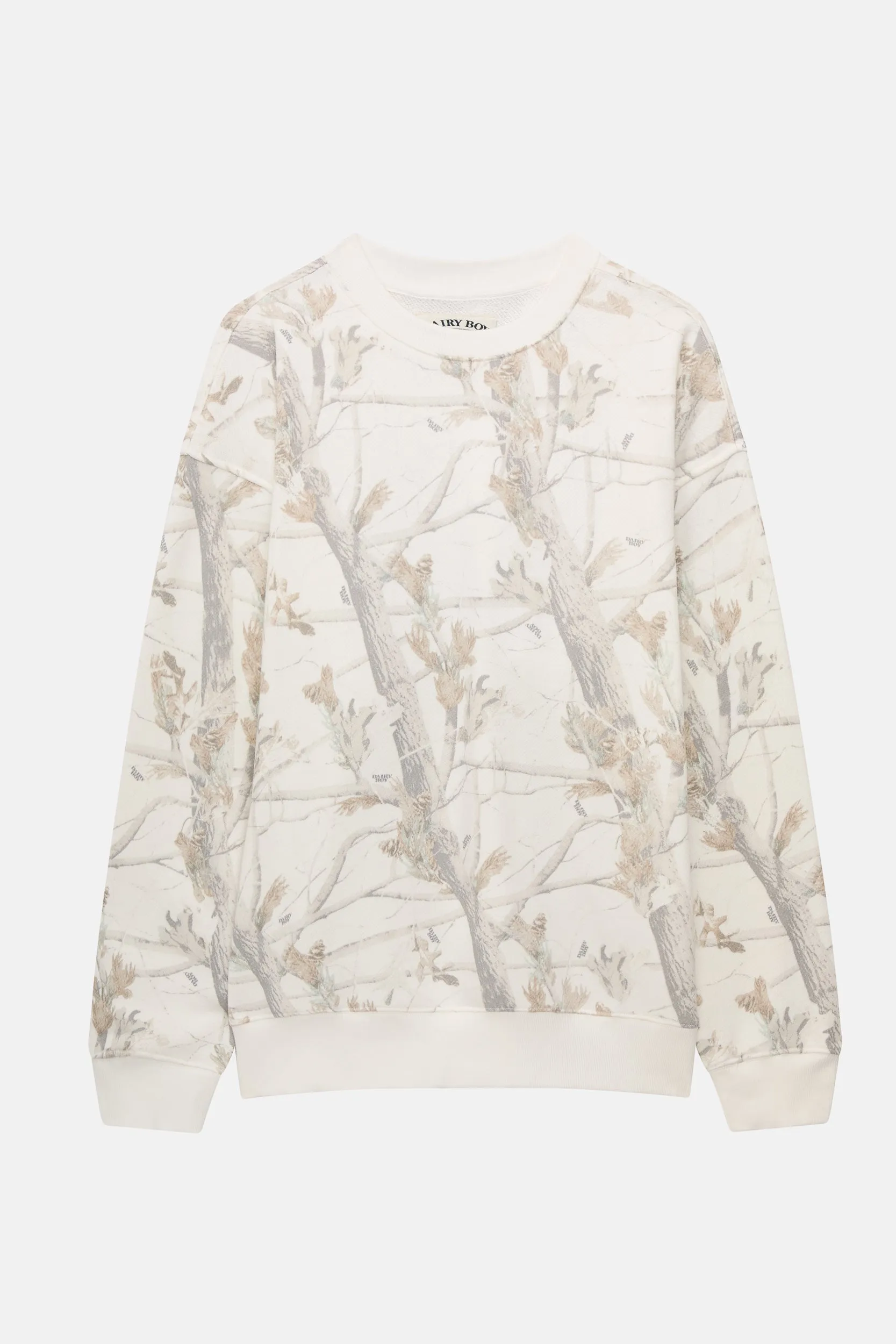 Oversized Crewneck - Woodland Camo/Teddy Applique sold by Dairy Boy product image thumbnail 4