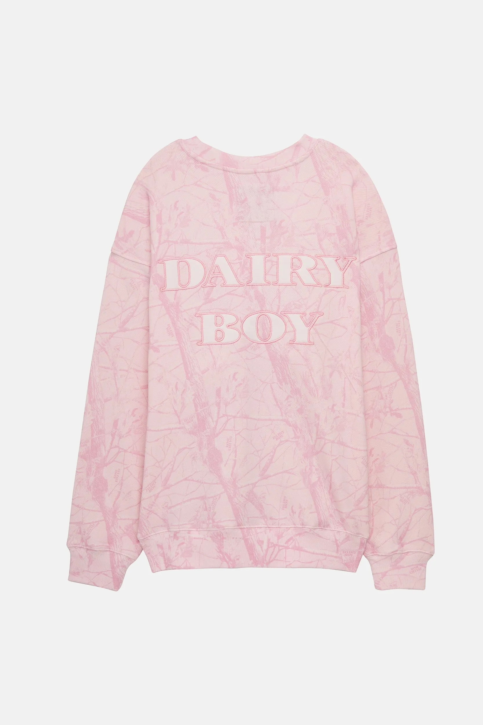 Oversized Crewneck - Bubblegum Camo/Pink Applique sold by Dairy Boy product image thumbnail 5