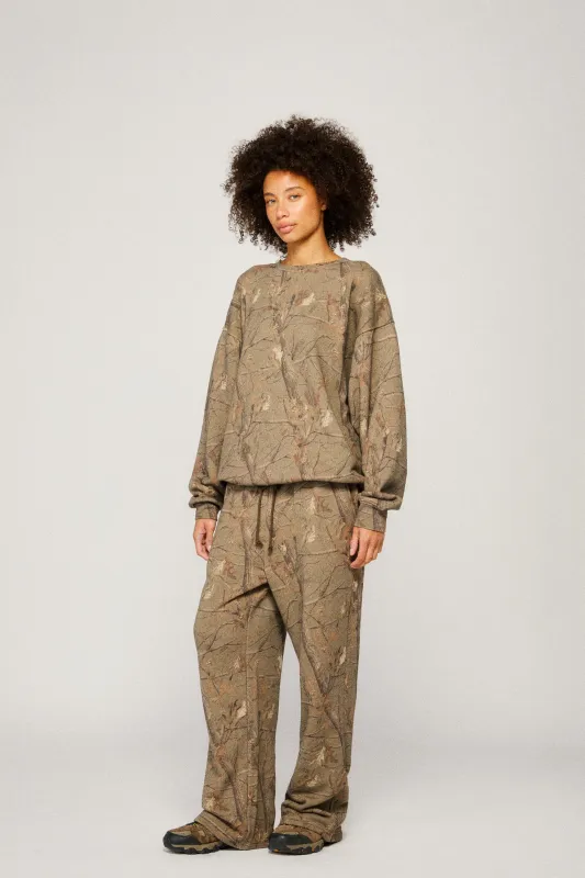 Straight Leg Sweatpant - Evergreen Camo made by Dairy Boy