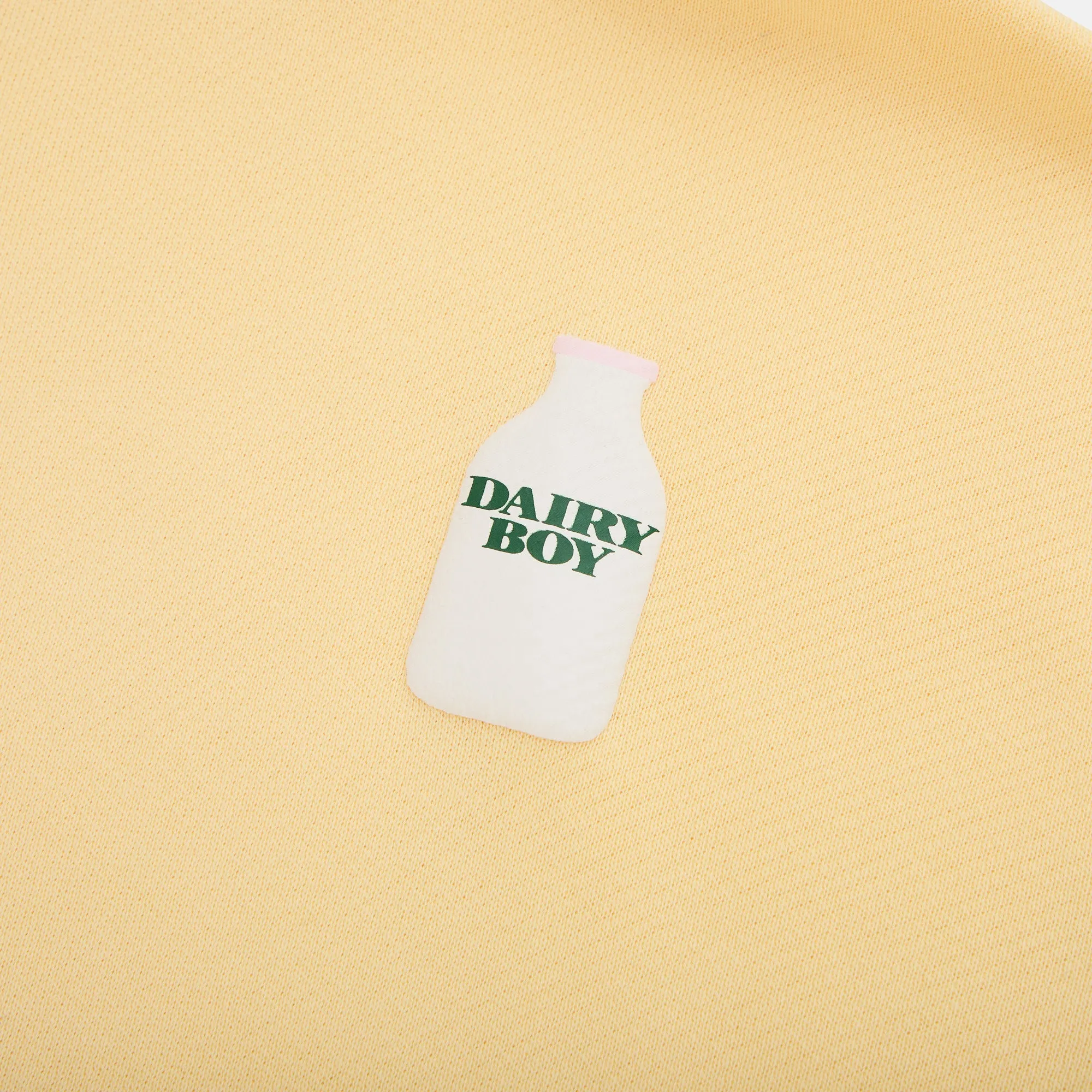 Milk Bottle Cropped Hoodie - Yellow sold by Dairy Boy product image thumbnail 5