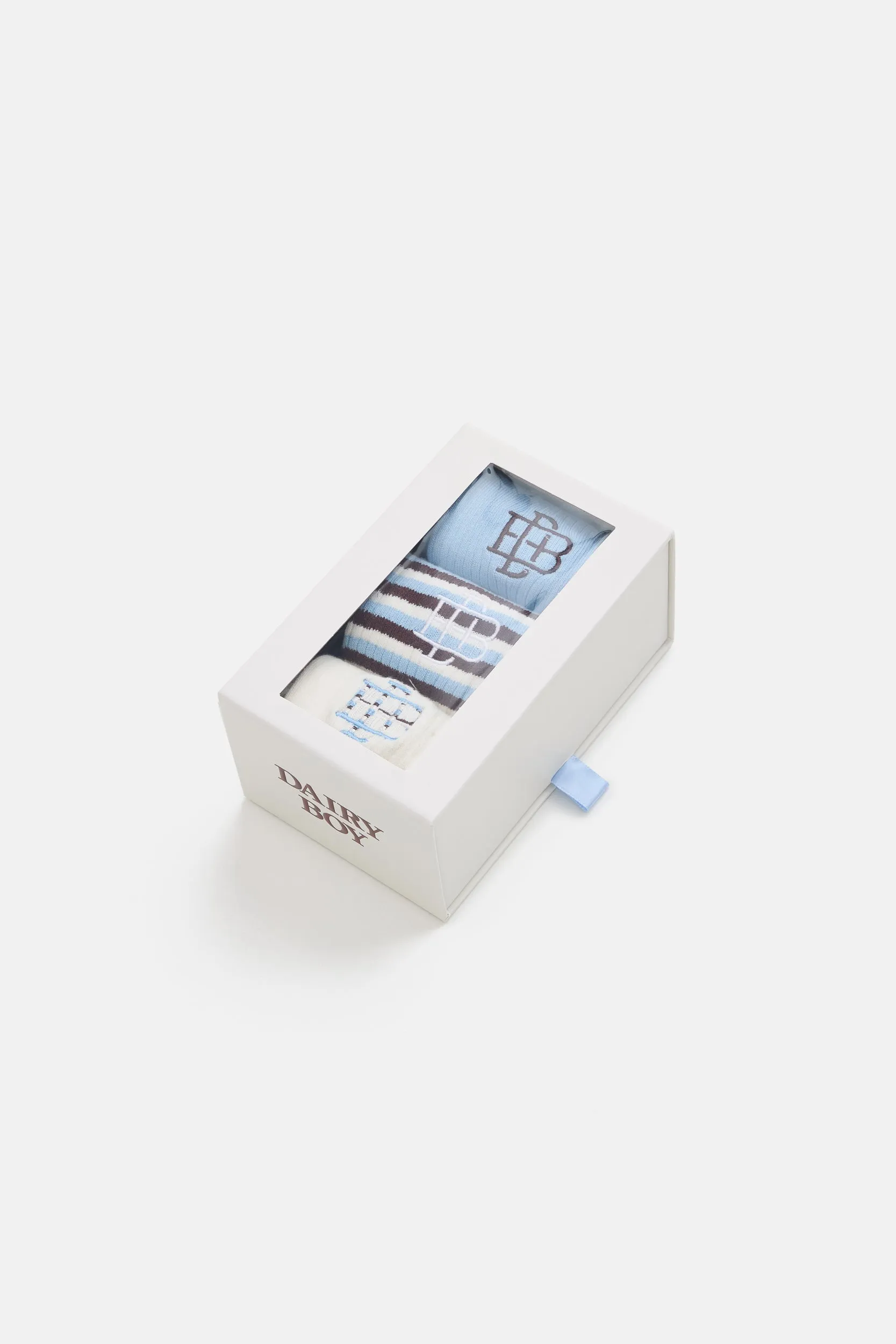 DB Logo Sock Set - Blue Multi sold by Dairy Boy product image thumbnail 3