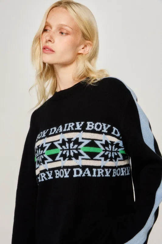Ski Set Sweater - Black sold by Dairy Boy