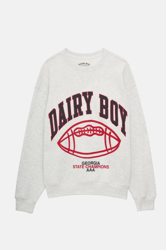Study Break State Champs Crewneck - Barn Red sold by Dairy Boy