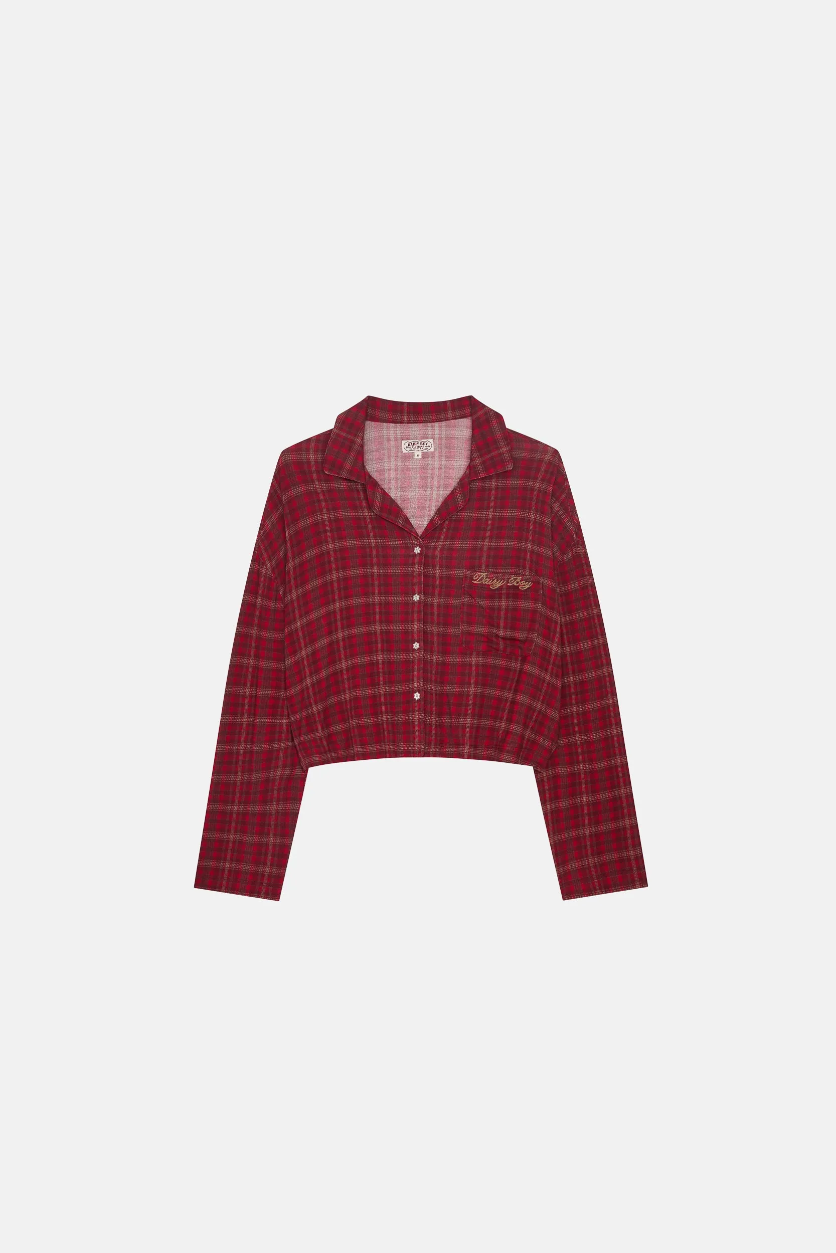 Holiday Sleep Set - Red Plaid sold by Dairy Boy product image thumbnail 4