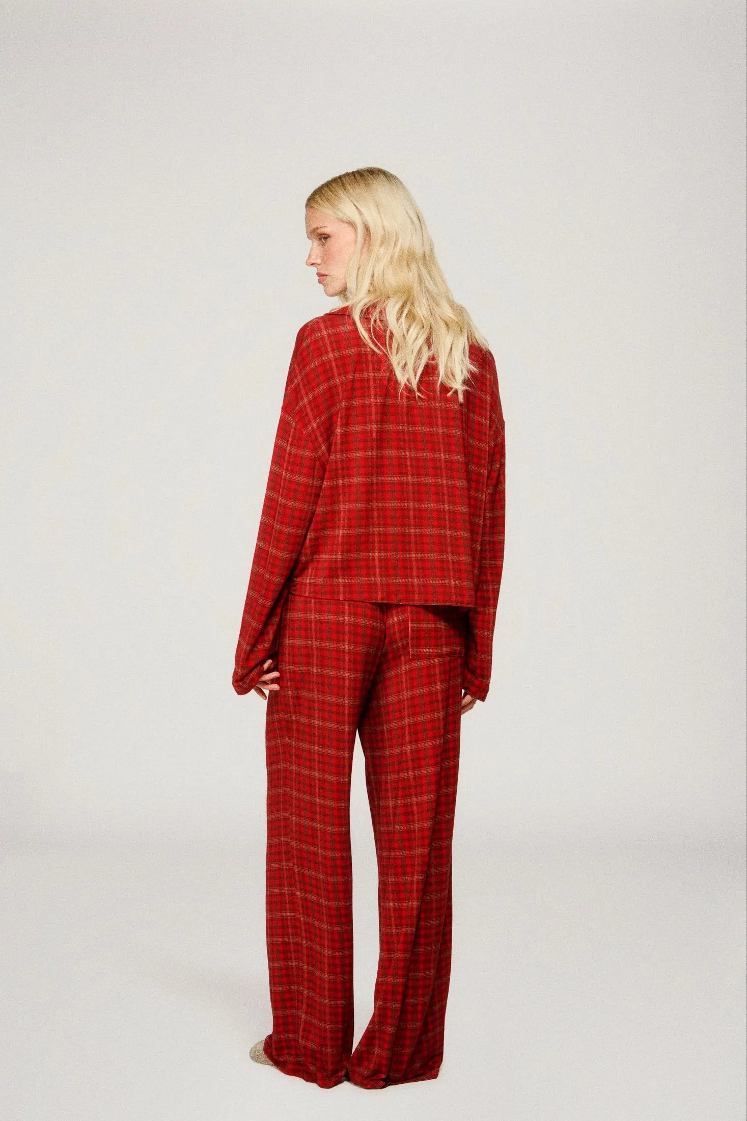 Holiday Sleep Set - Red Plaid sold by Dairy Boy product image thumbnail 3
