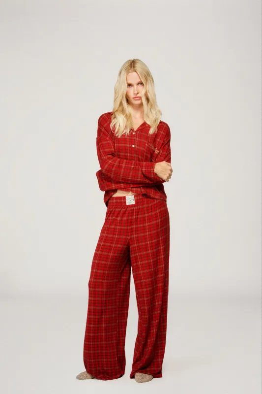 Holiday Sleep Set - Red Plaid sold by Dairy Boy