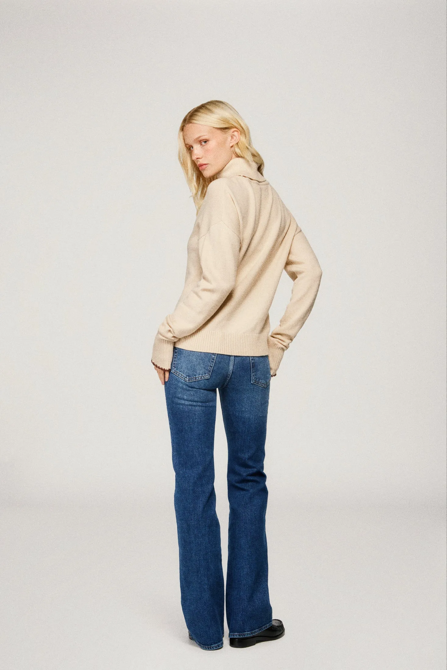 Ellie Turtleneck - Oat sold by Dairy Boy product image thumbnail 2