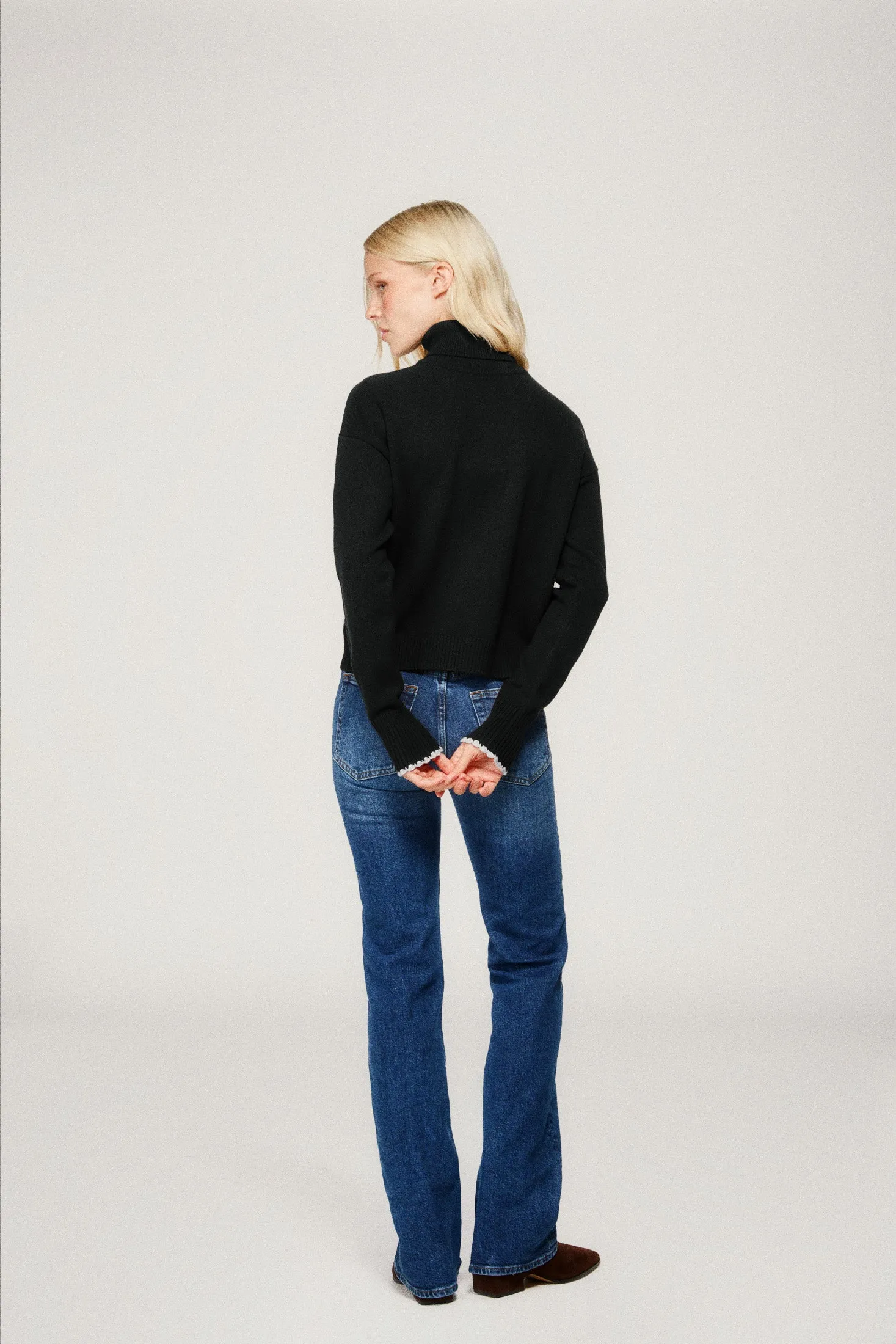Ellie Turtleneck - Black sold by Dairy Boy product image thumbnail 3