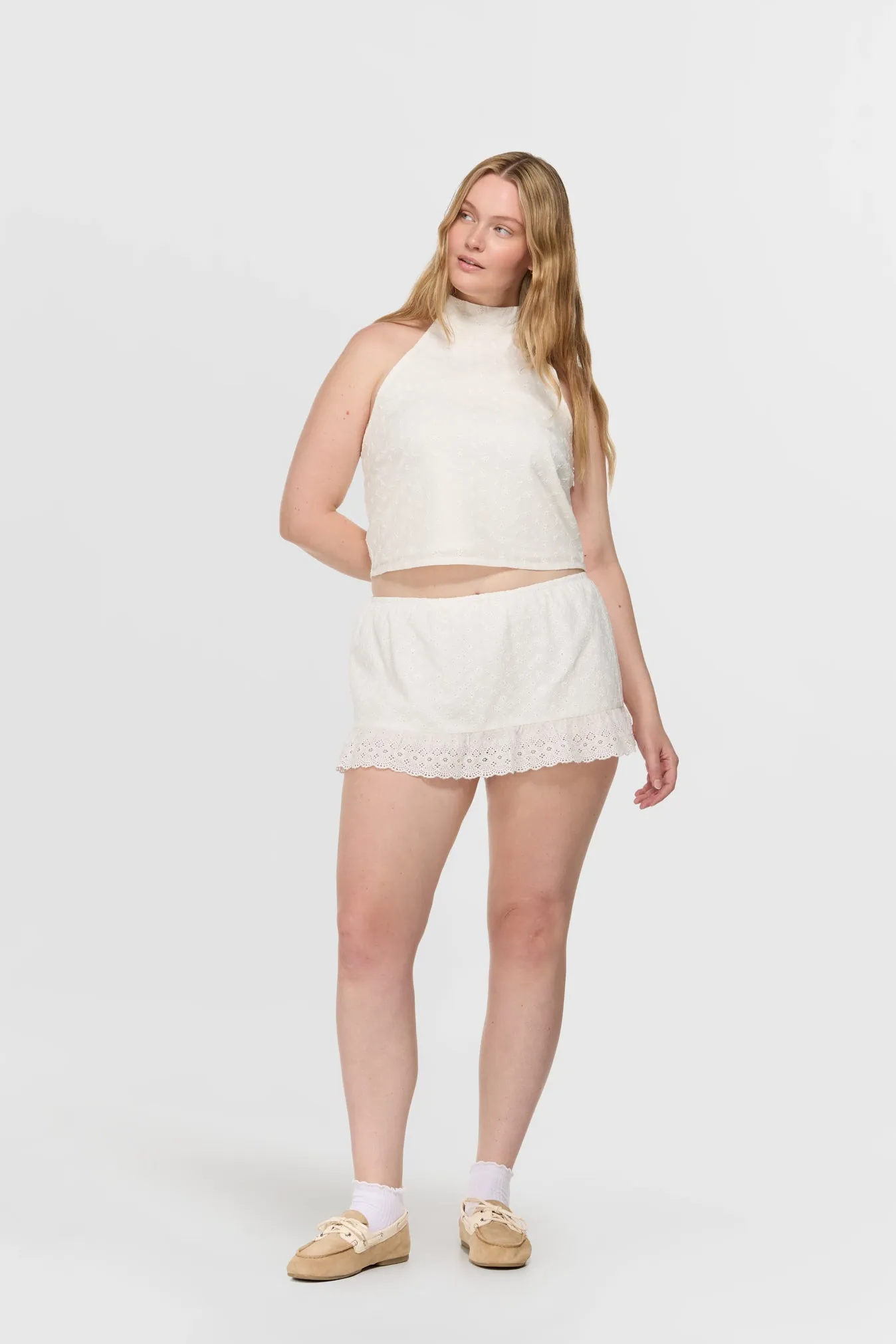 Frances Eyelet Skirt sold by Dairy Boy product image thumbnail 4