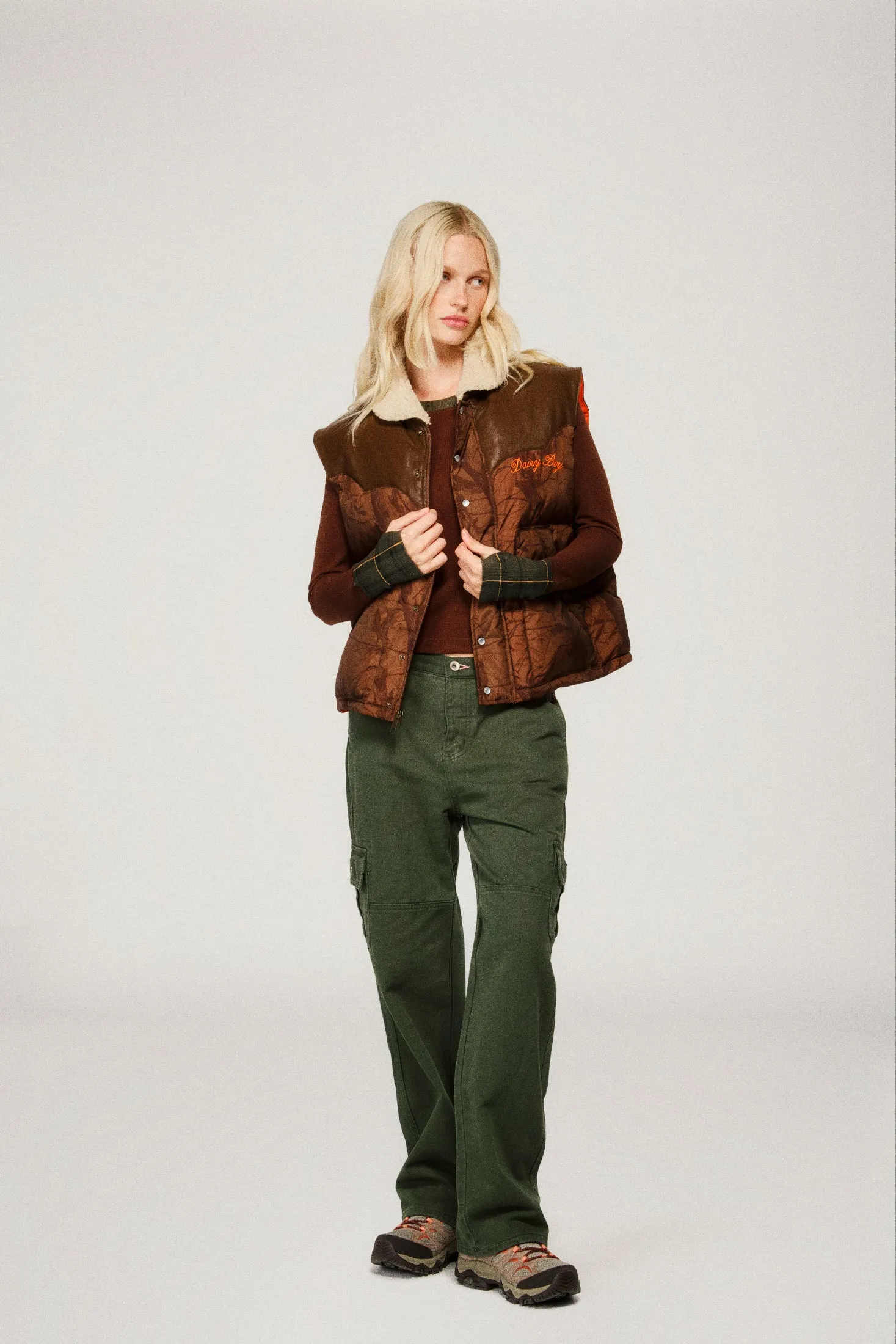 Mountain Puffer Vest - Lowcountry Camo sold by Dairy Boy product image thumbnail 4