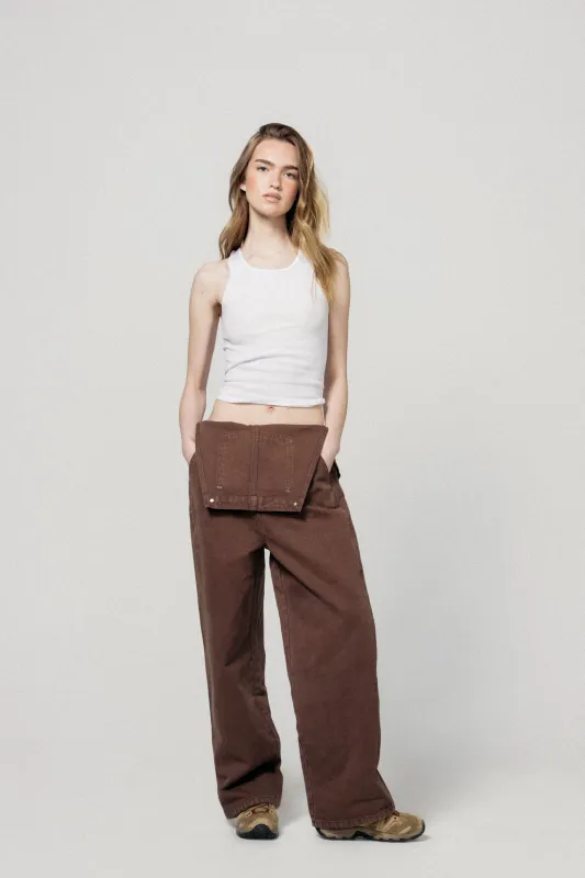 The Farm Overalls - Chestnut made by Dairy Boy