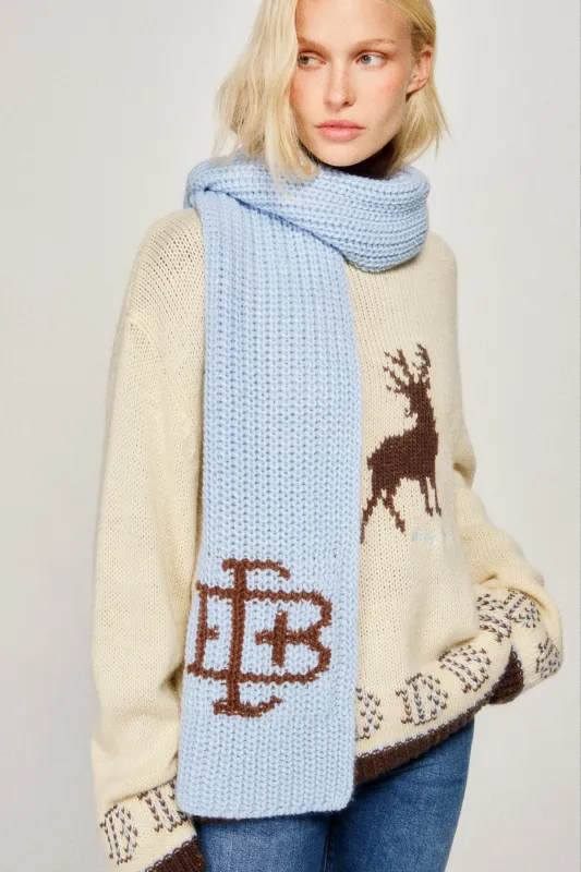 Winter Scarf - Powder Blue made by Dairy Boy
