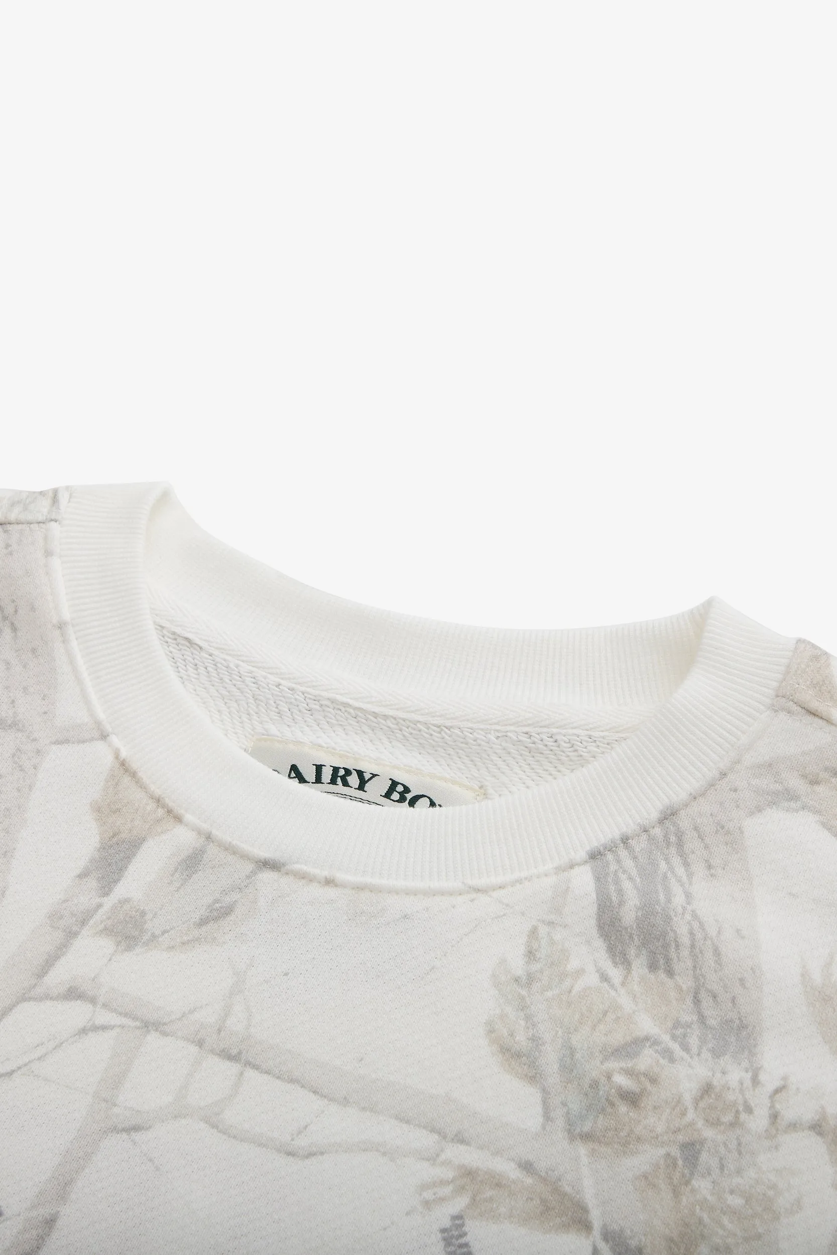 Study Break Oversized Crewneck - Woodland Camo/Champion Orange sold by Dairy Boy product image thumbnail 3
