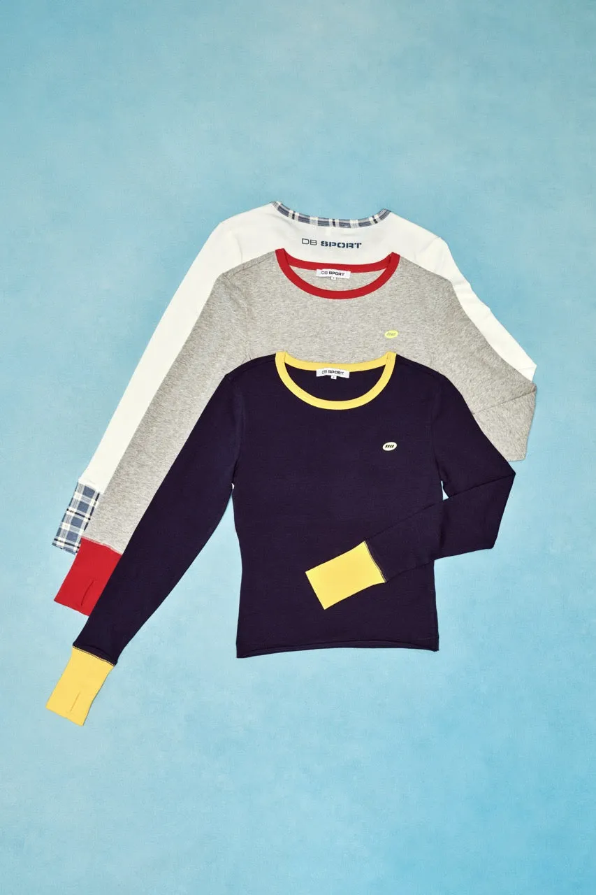 The Everyday Long Sleeve Tee - Classic Navy sold by Dairy Boy product image thumbnail 5