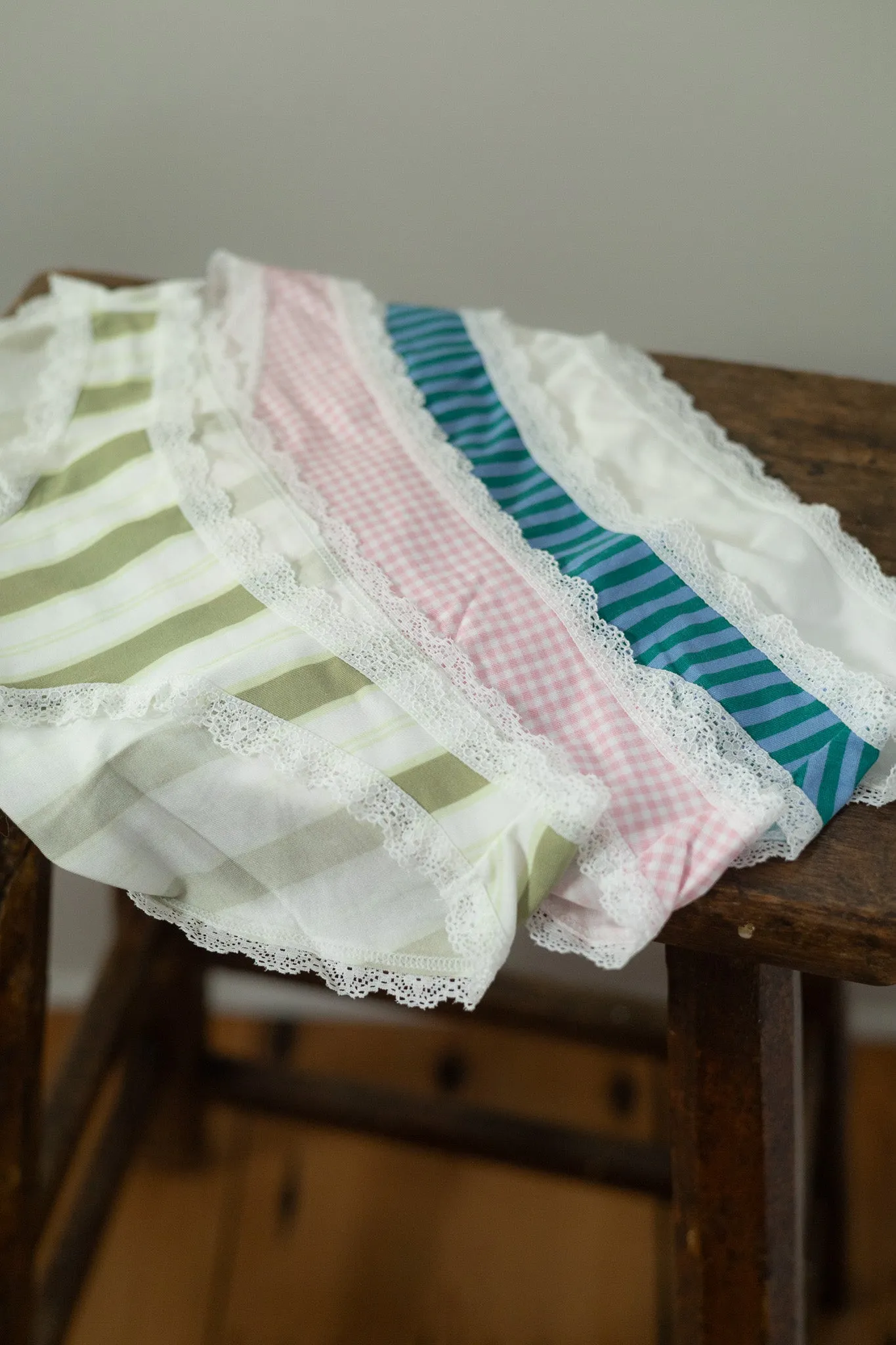 Cheeky Undie Pack - Green Pinstripe Multi sold by Dairy Boy product image thumbnail 2