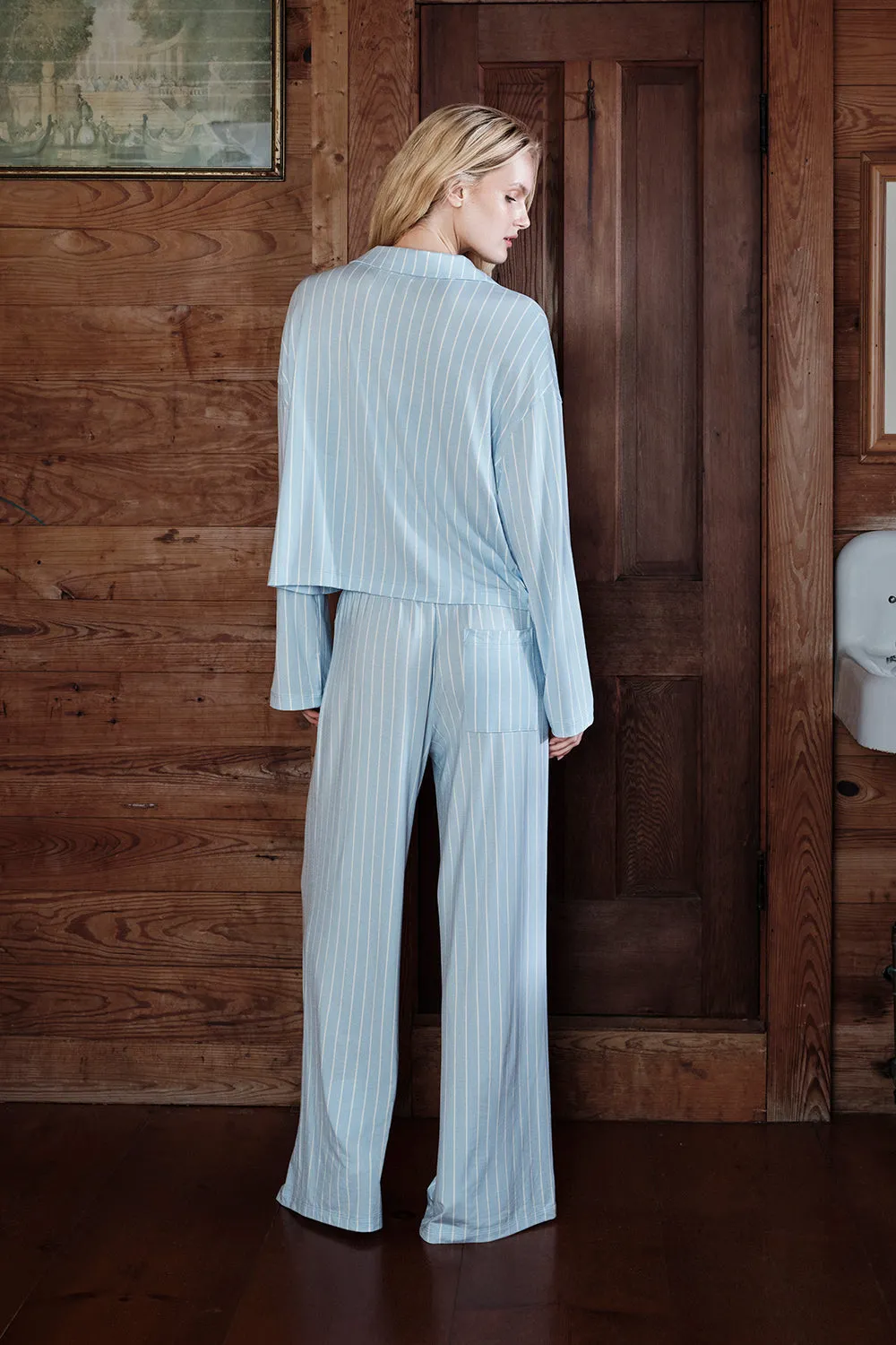 Butter Sleep Set - Saltwater Stripe sold by Dairy Boy product image thumbnail 3