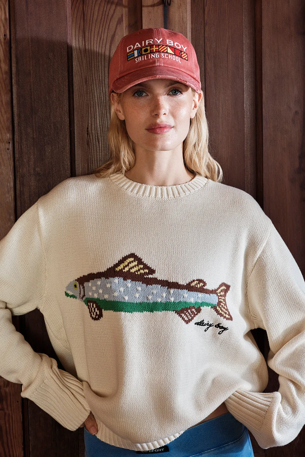 Sailing School Baseball Hat - Nantucket Red sold by Dairy Boy product image thumbnail 2