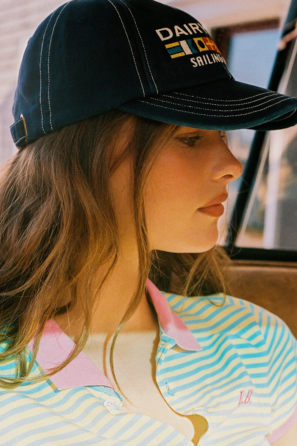 Sailing School Baseball Hat - Classic Navy sold by Dairy Boy product image thumbnail 3