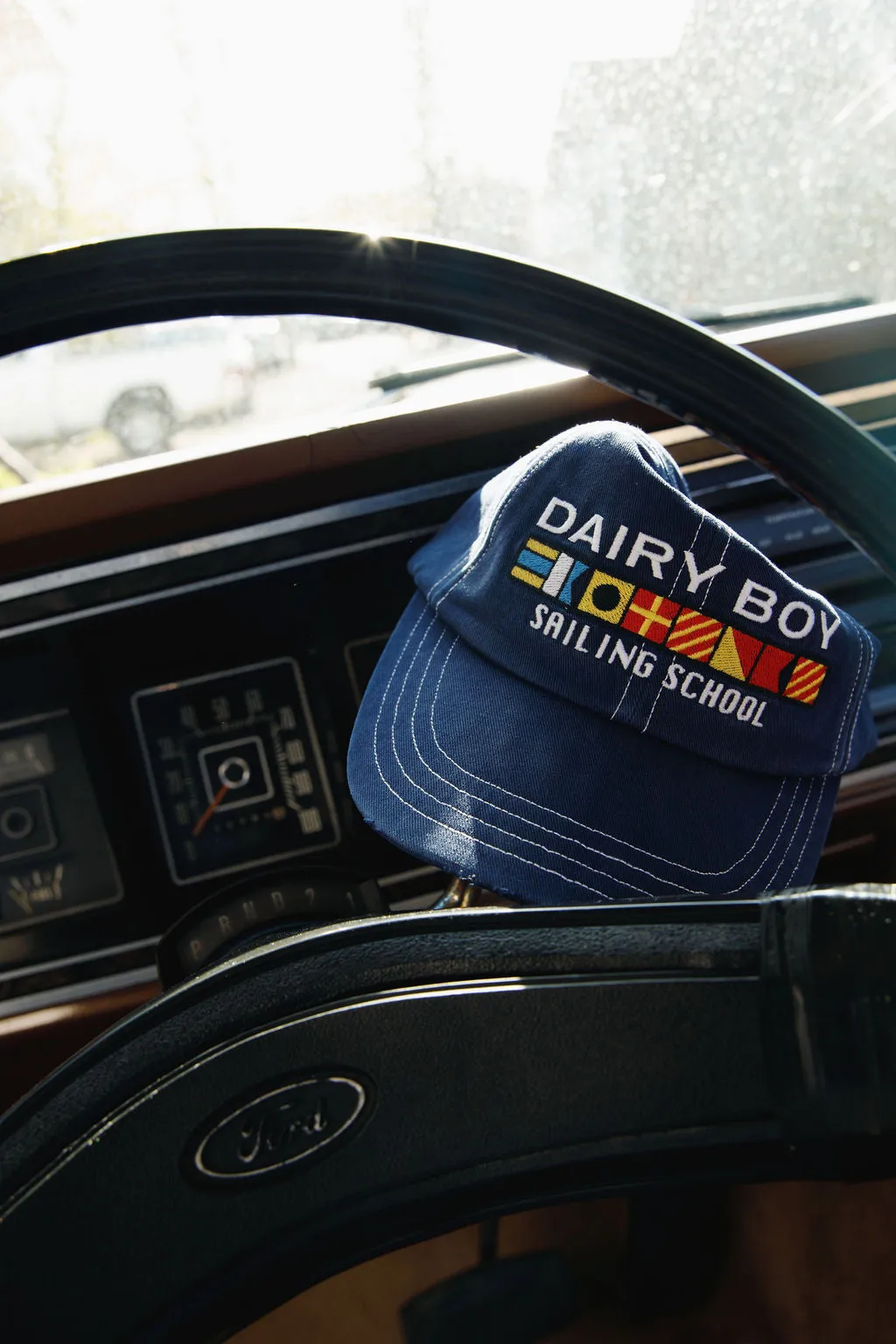 Sailing School Baseball Hat - Classic Navy sold by Dairy Boy product image thumbnail 4