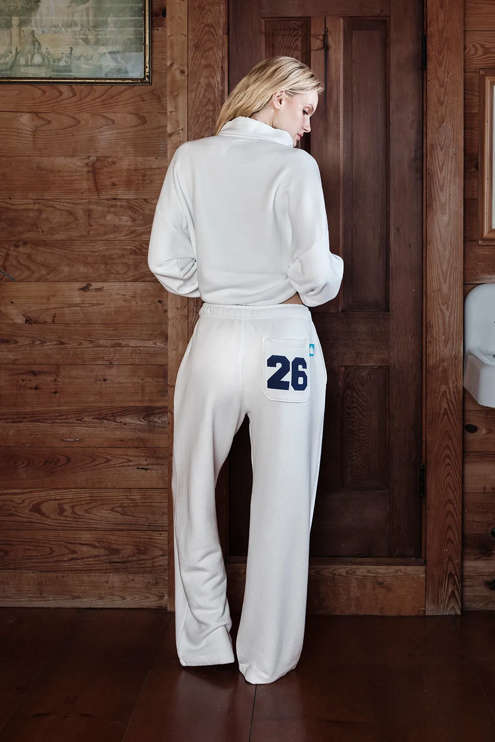 Straight Leg Sweatpant - Bright White sold by Dairy Boy product image thumbnail 4