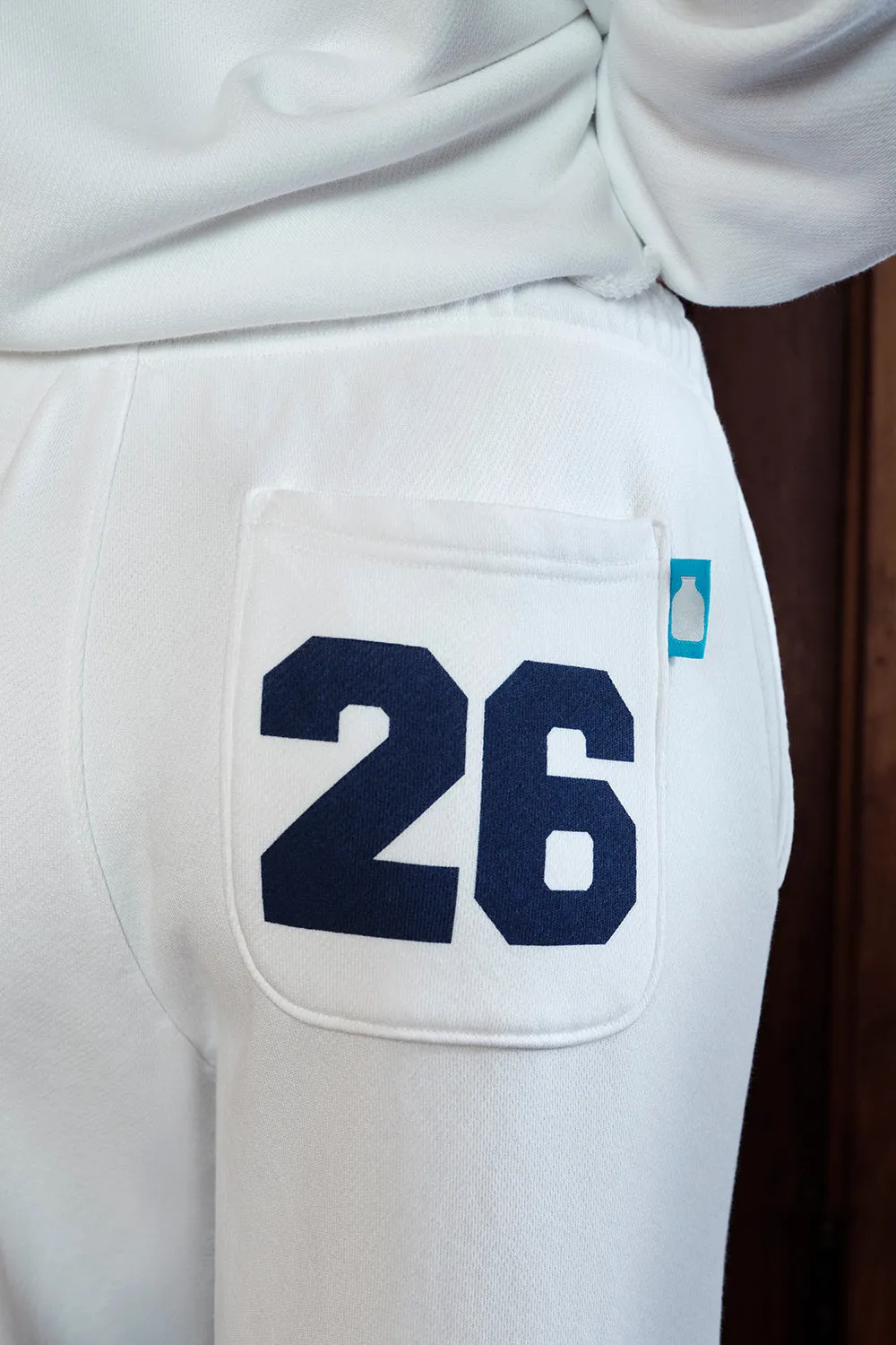Straight Leg Sweatpant - Bright White sold by Dairy Boy product image thumbnail 5