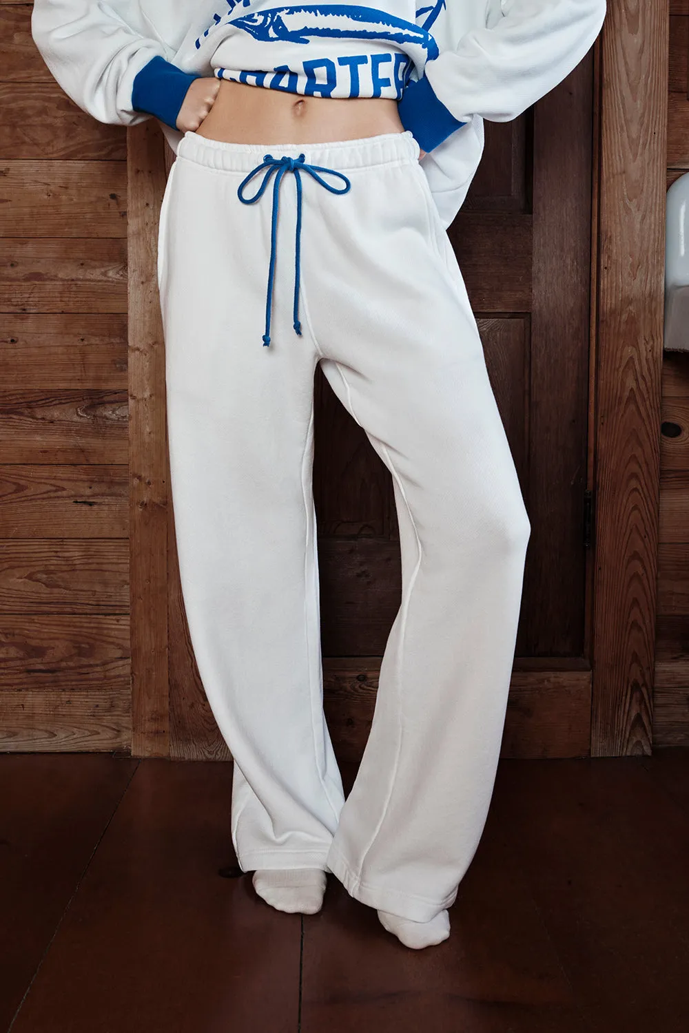Straight Leg Sweatpant - Bright White sold by Dairy Boy product image thumbnail 2