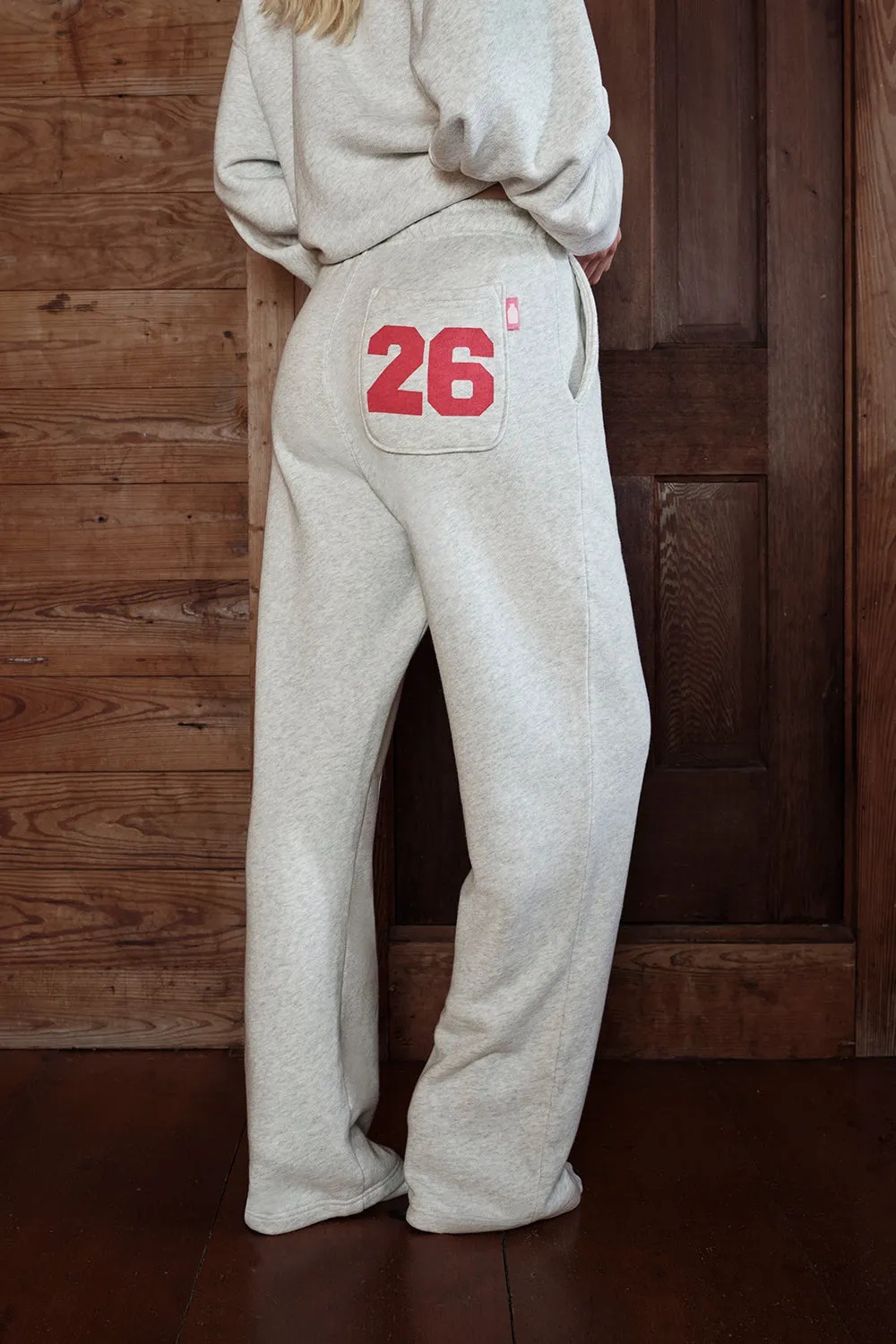 Straight Leg Sweatpant - Heather Grey sold by Dairy Boy product image thumbnail 5