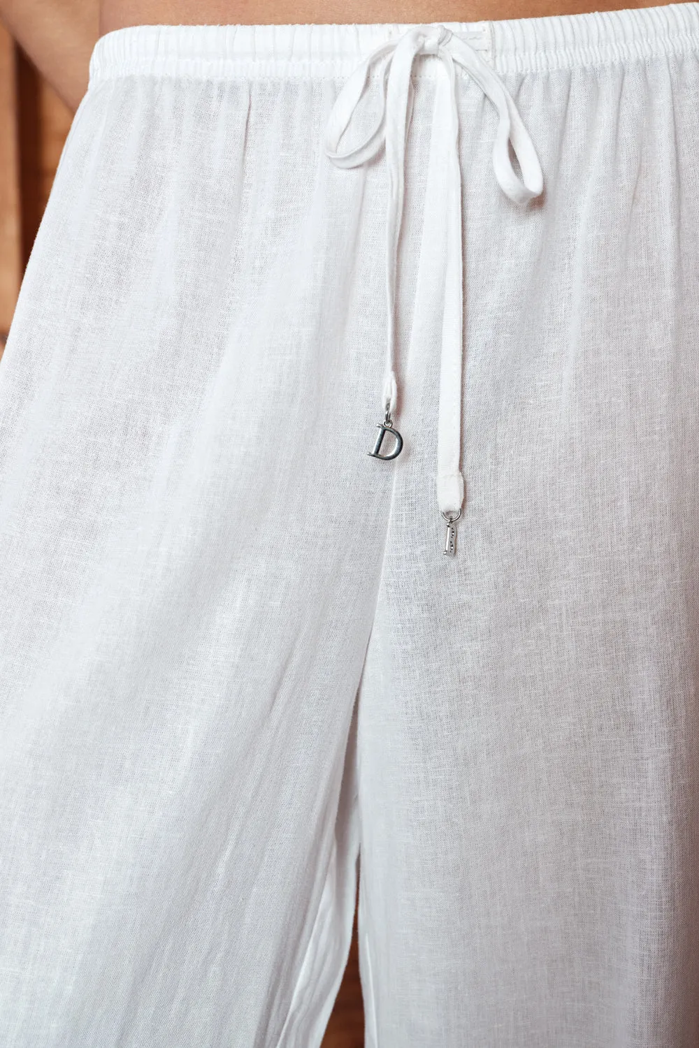 Everyday Linen Pant - Bright White sold by Dairy Boy product image thumbnail 4
