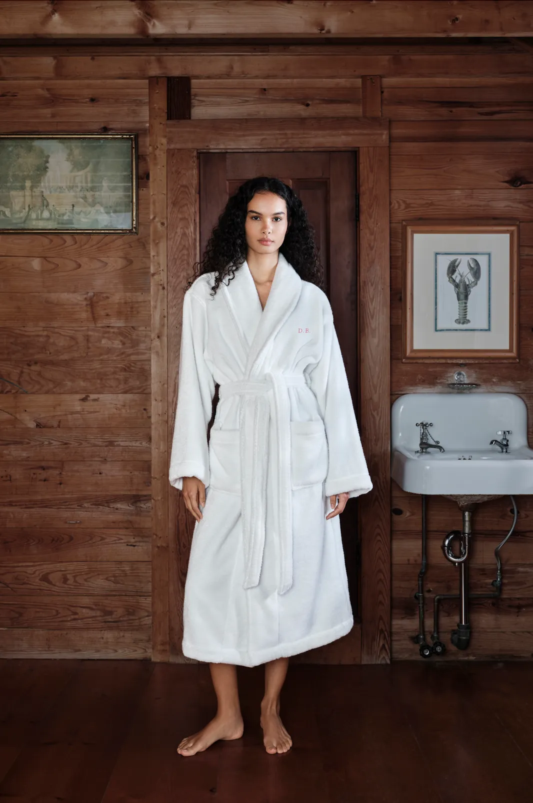 Classic Robe - Soft White sold by Dairy Boy product image thumbnail 2