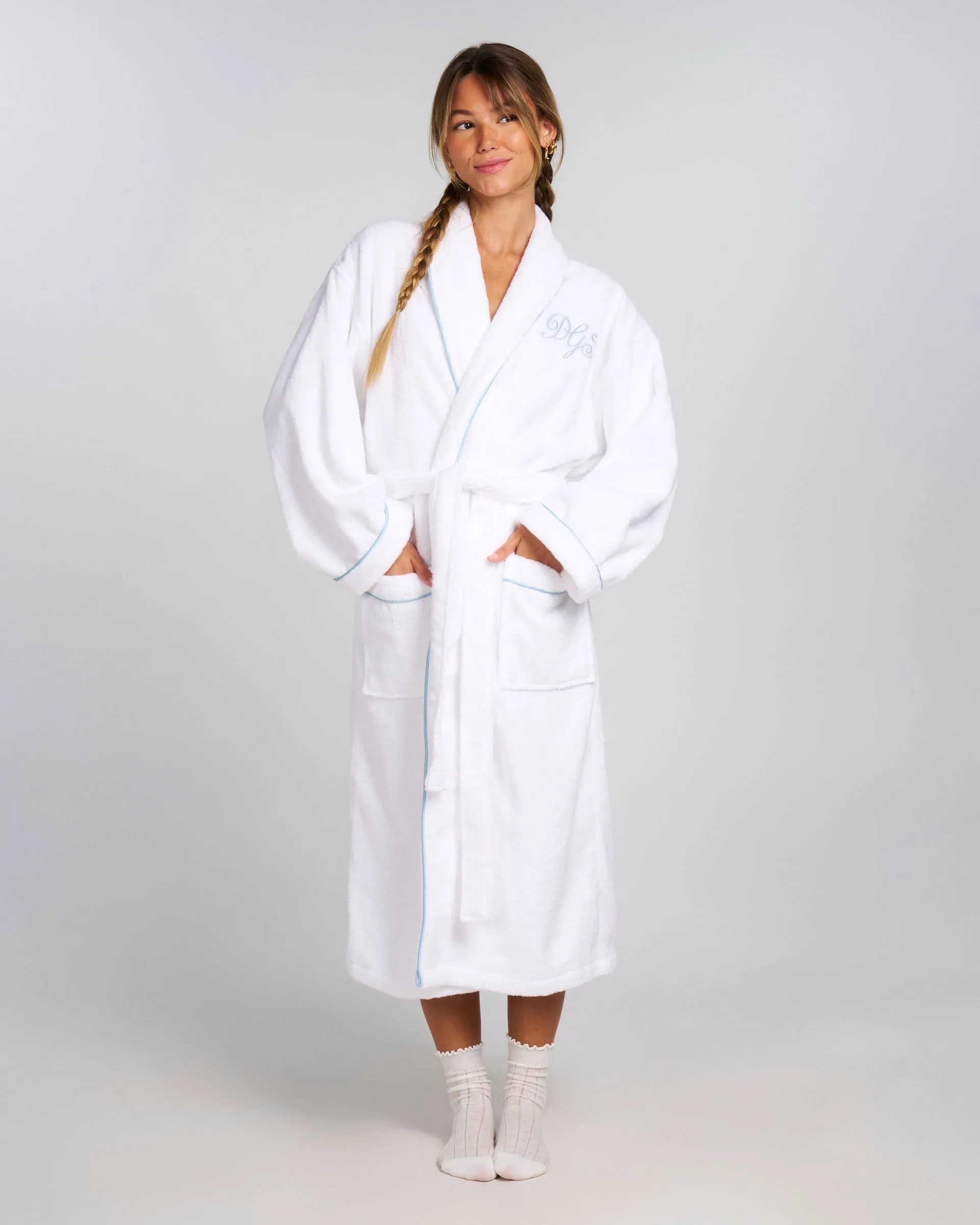 Dairy Girl Summer Robe - Powder Blue sold by Dairy Boy product image thumbnail 3